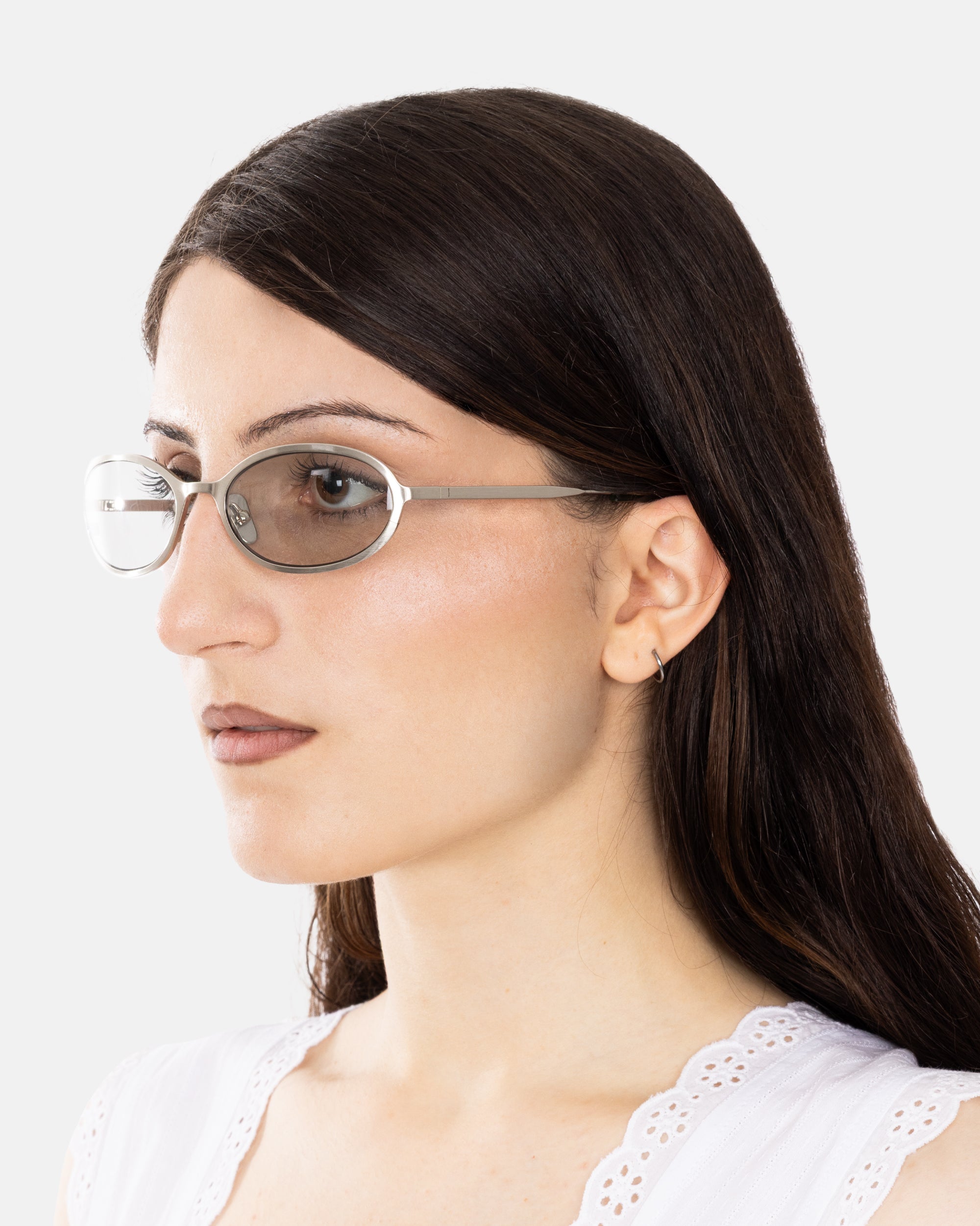 FLATLIST Cohen Brushed Silver/Transp Grey 01-039-M10-01