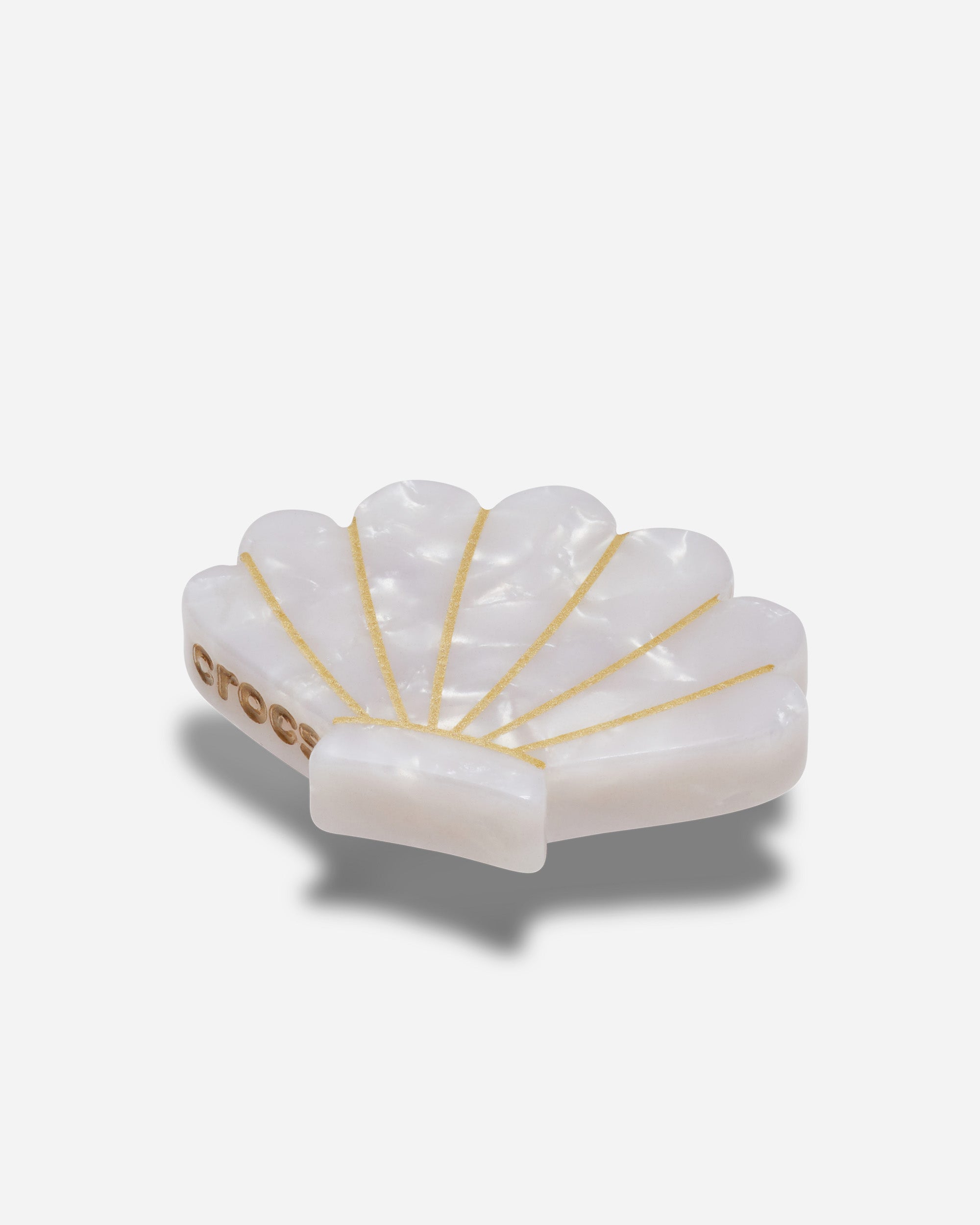 Crocs Jibbitz White and Gold Seashell 10015367