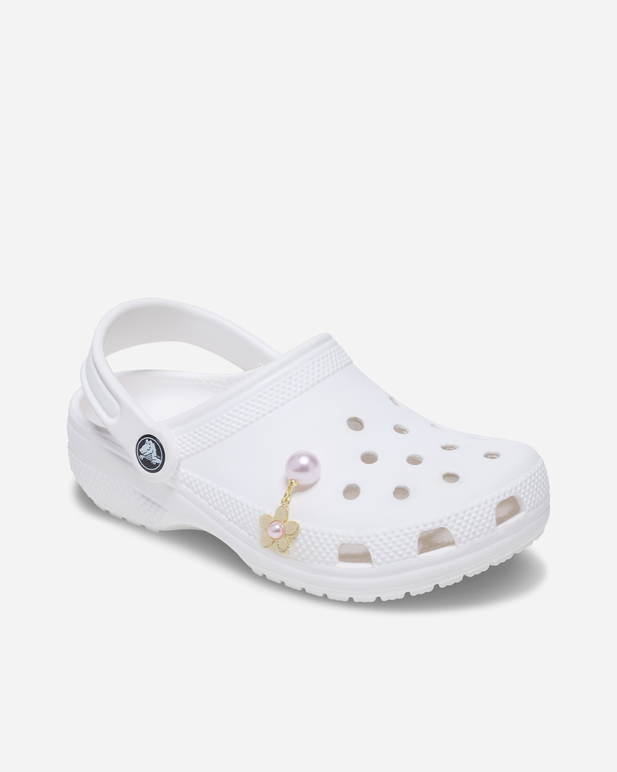 Crocs Jibbitz Pink Pearl and Gold Flower 10017437