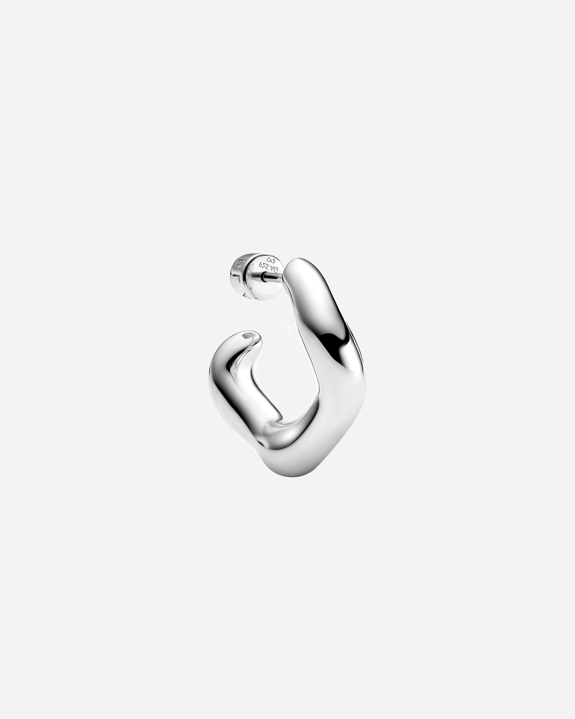 Maria Black Anil Hoop Large Silver - Right Silver 101147AG - Right