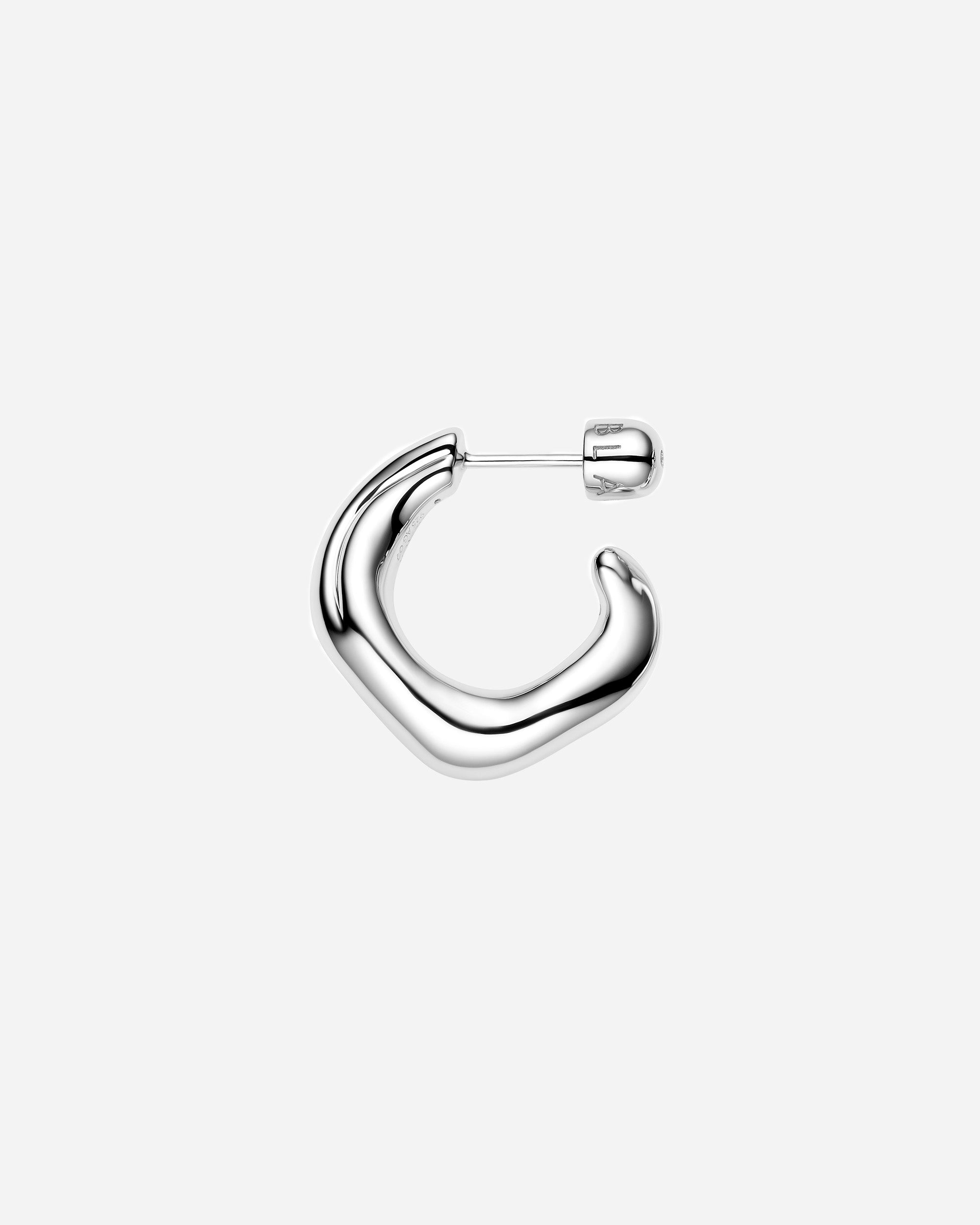 Maria Black Anil Hoop Large Silver - Right Silver 101147AG - Right