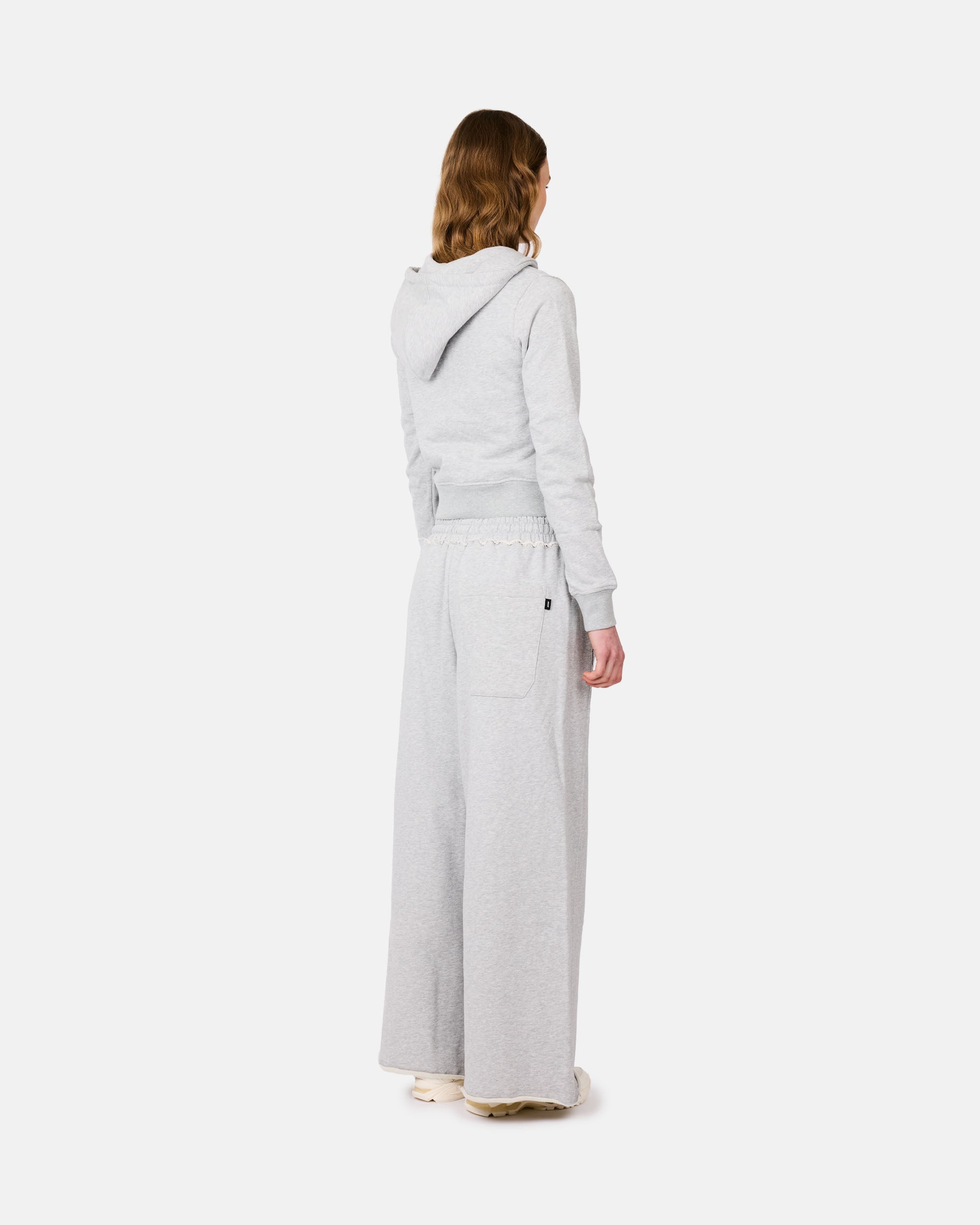ALIS Mikheil Wide Sweat Pants Grey Melange 102-03