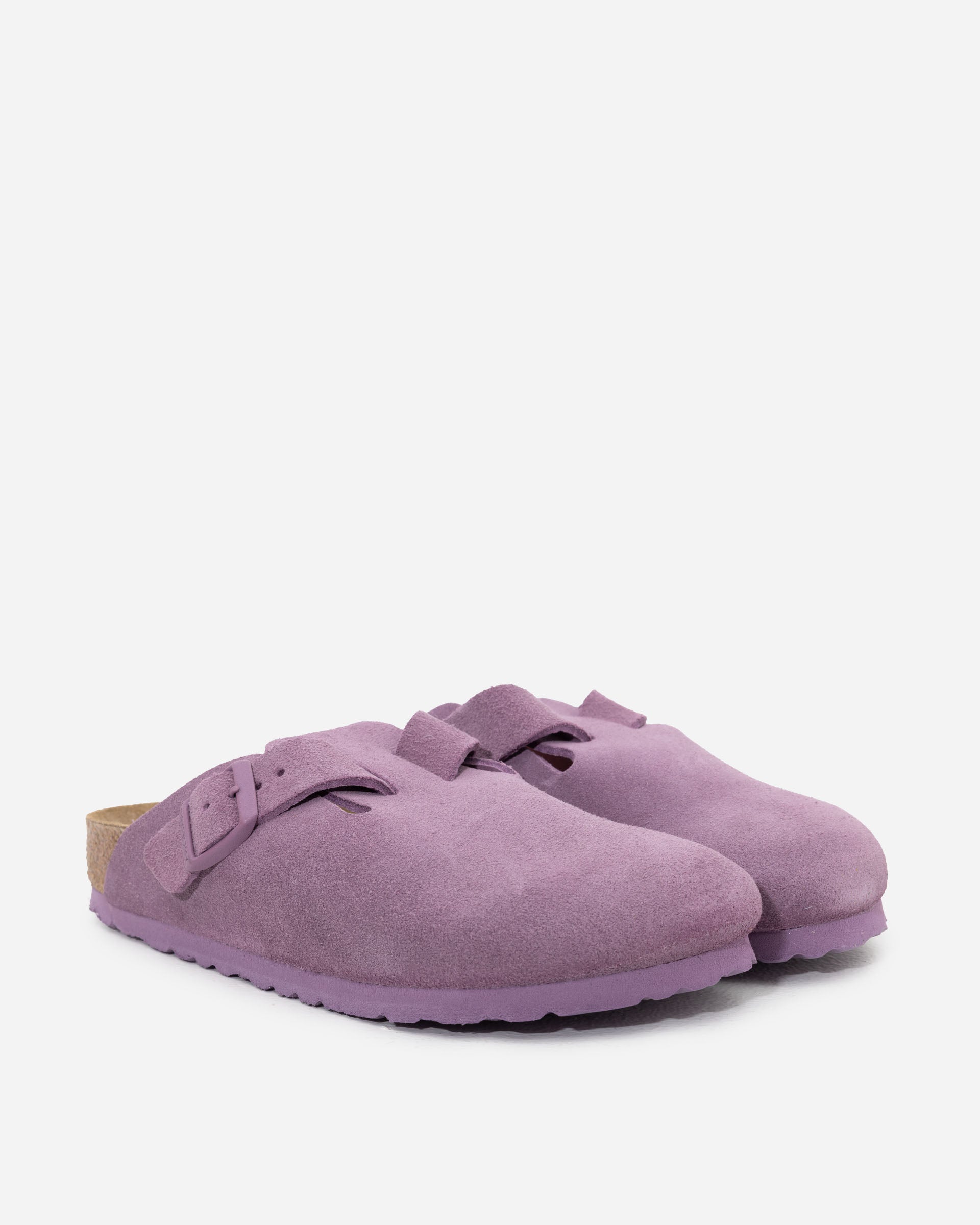 BIRKENSTOCK Boston Suede Leather Mauve 1030681