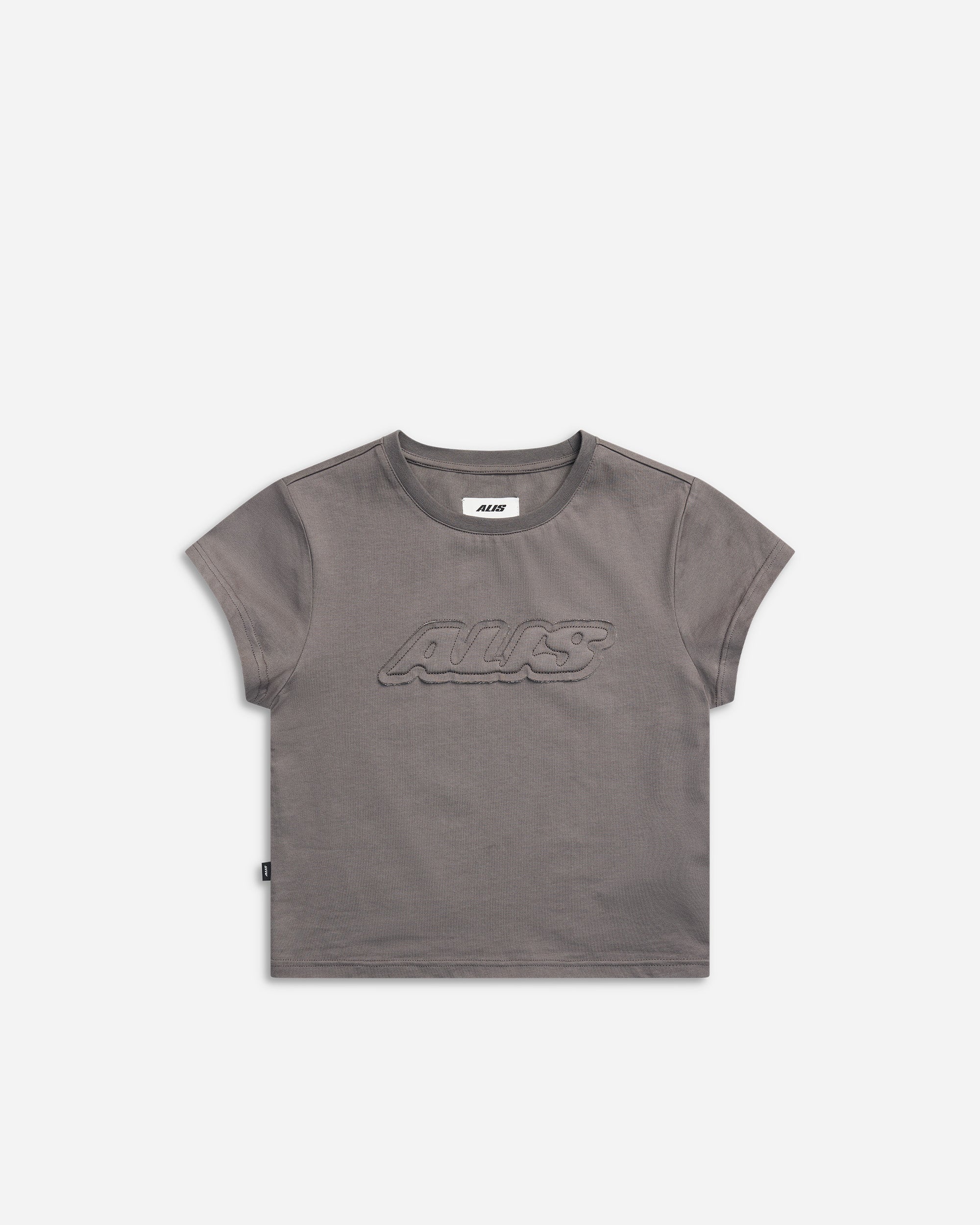 ALIS Olliey Baby Tee DARK GREY 117-59