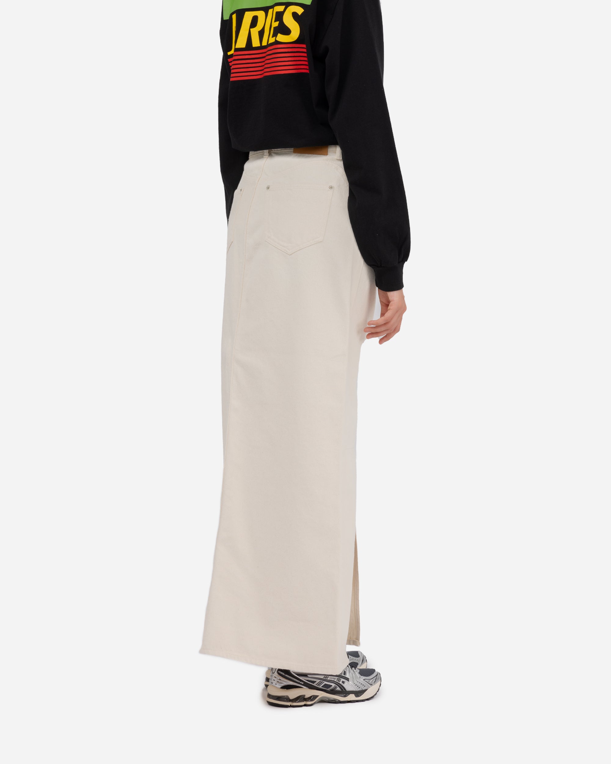 Oval Square Wonder Maxi Skirt Offwhite 20704-1005
