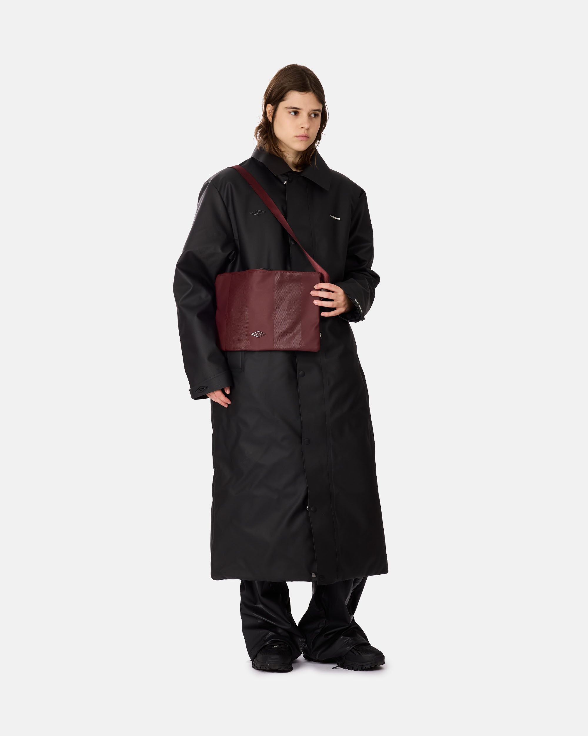 Rains Rains x Umbro Transfer Musette Bag Maroon Red 20880-141