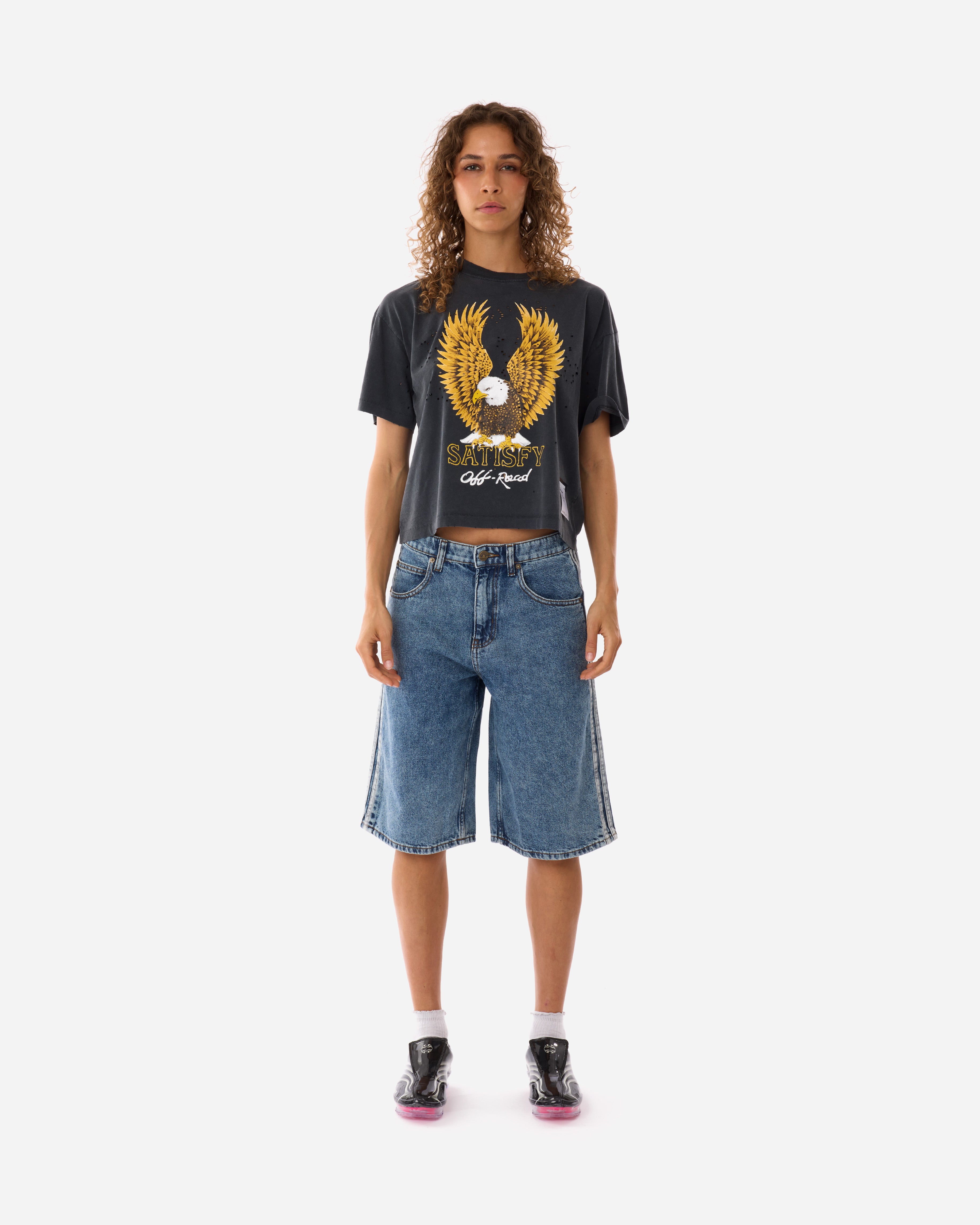 adidas Originals Firebird Shorts WORN BLUE DENIM KS4975