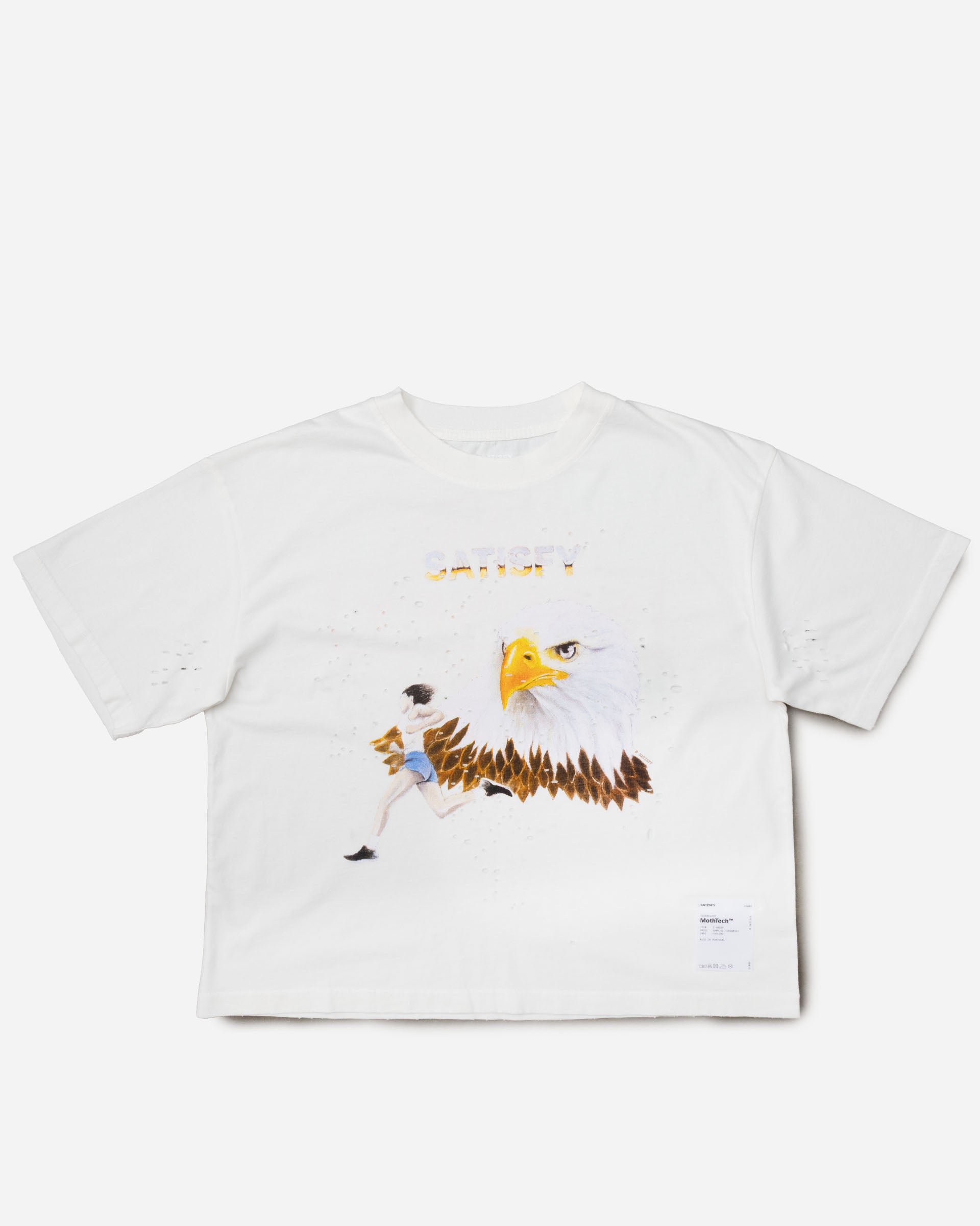 Satisfy Mothtech T-shirt Off-White 21002-OW-LG3