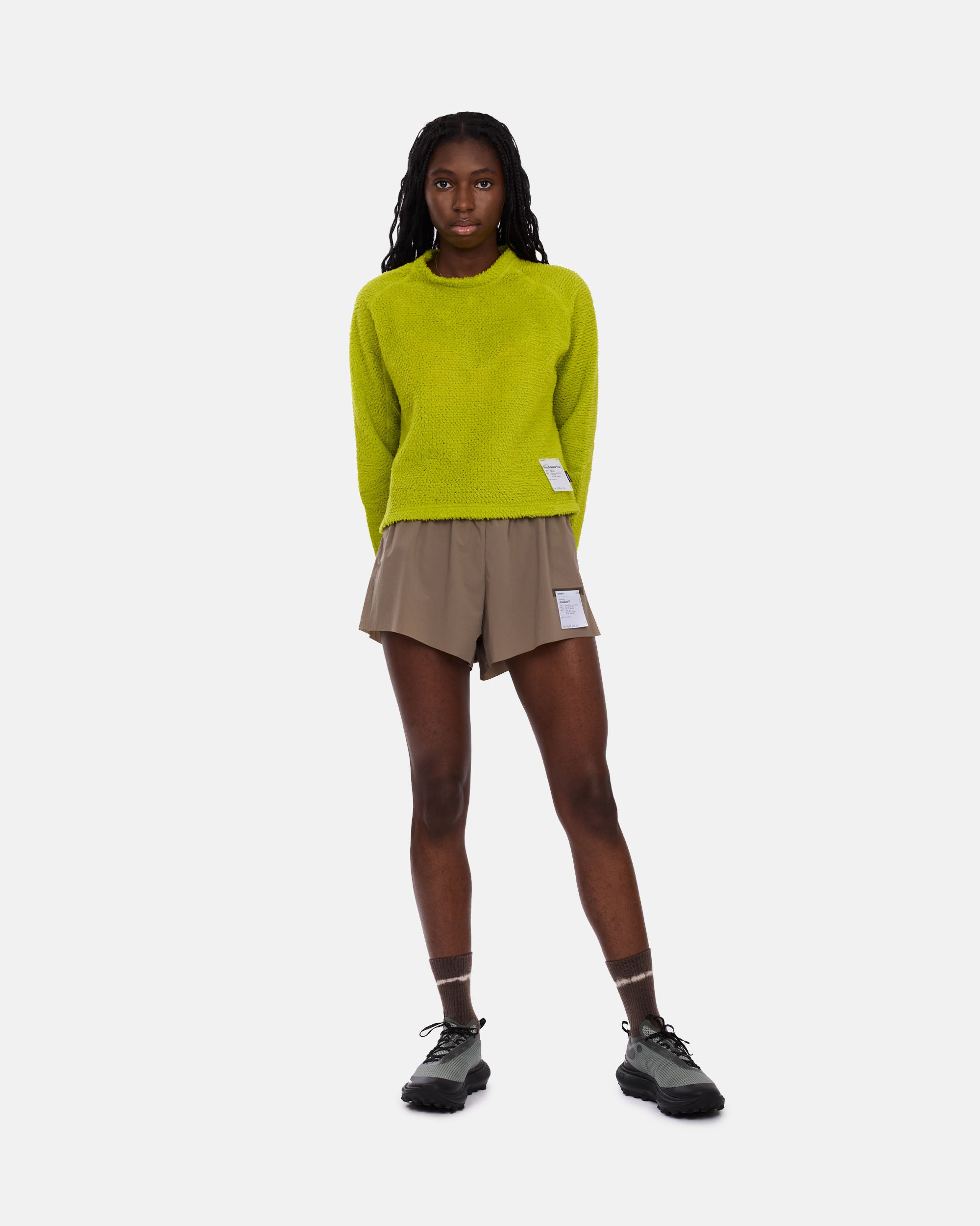 Satisfy Fuzzfleece Ad Long Tee Grenoble Green 21020-GG