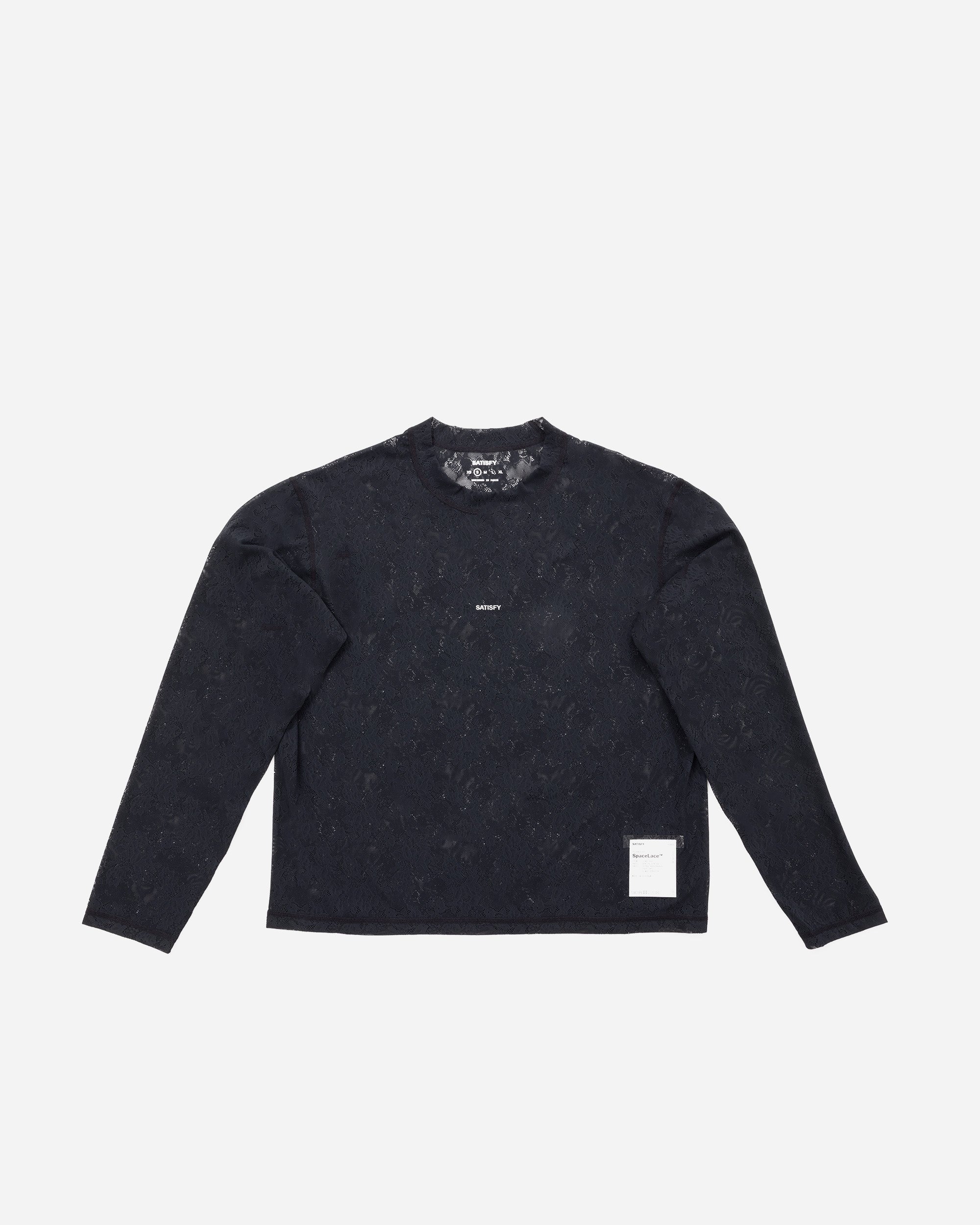 Satisfy Space-Lace Long Tee Black SA 21033-00001