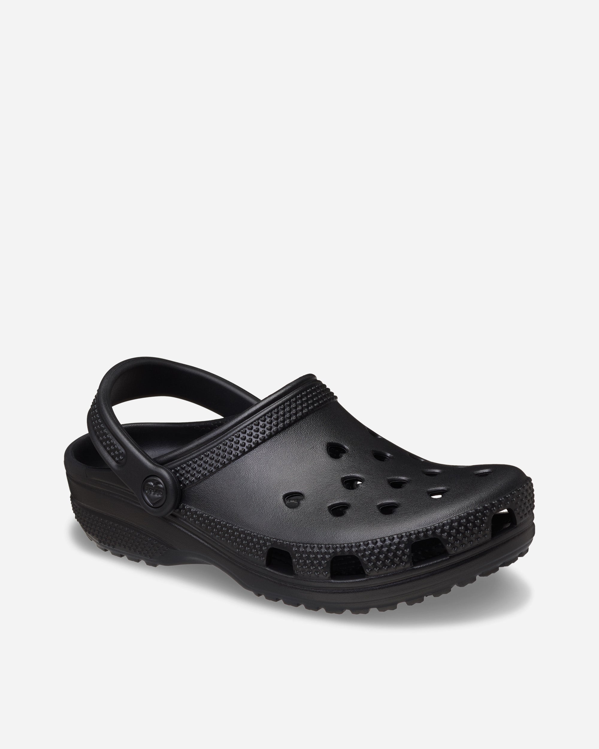 Crocs Classic Hearts Cut Out Clog Black 213441-001