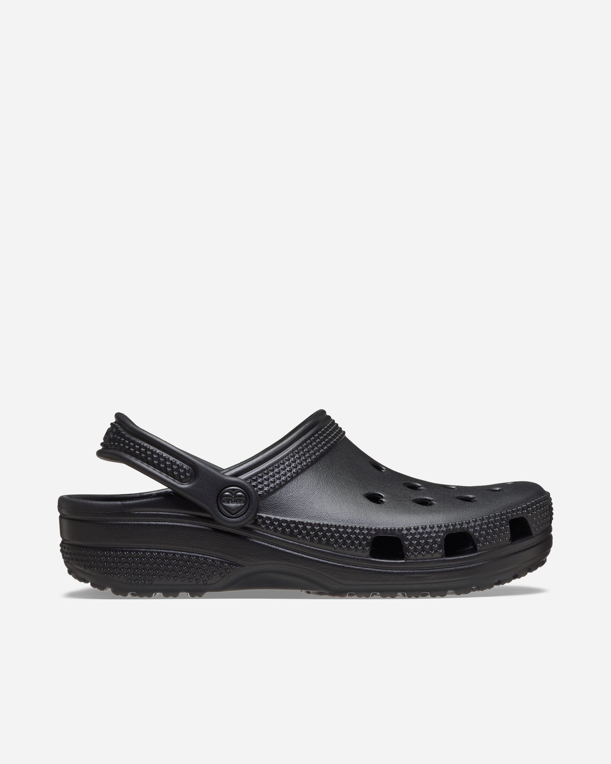 Crocs Classic Hearts Cut Out Clog Black 213441-001