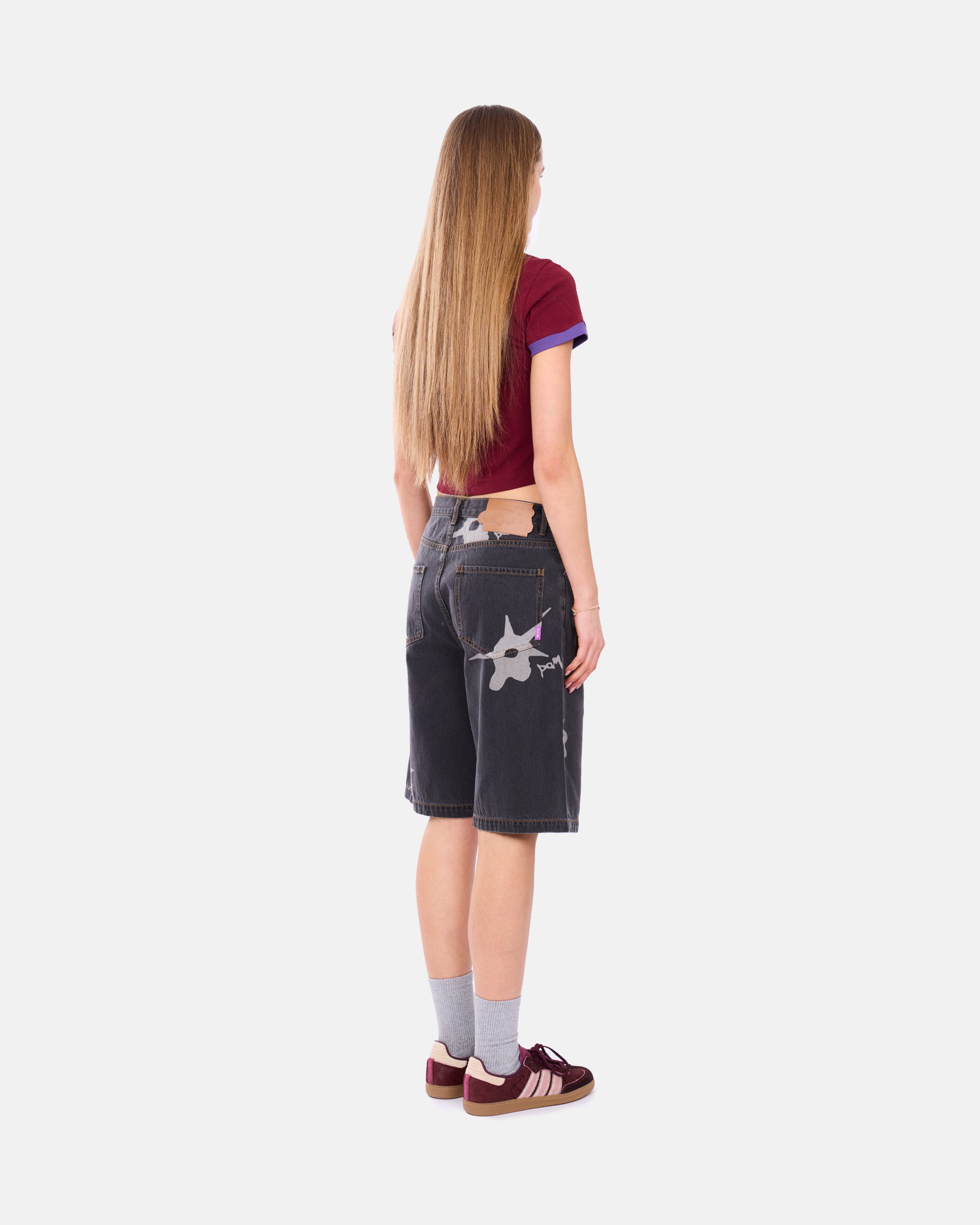 P.A.M. (Perks & Mini) Lil' Devil Baby T-shirt BURGUNDY 2204/B-BRG