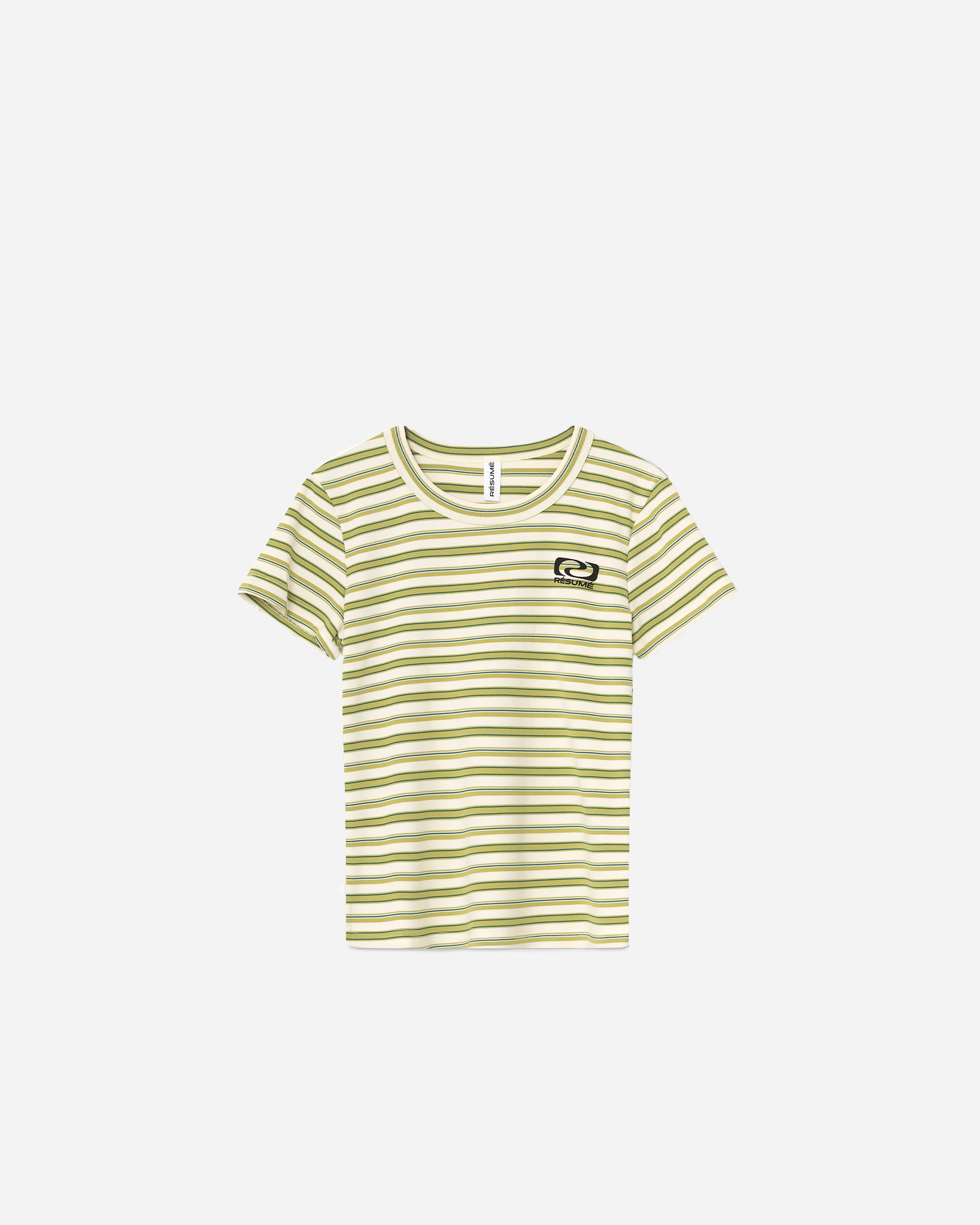 RÉSUMÉ NicoleRS Tee Green Stripe 28671606-081