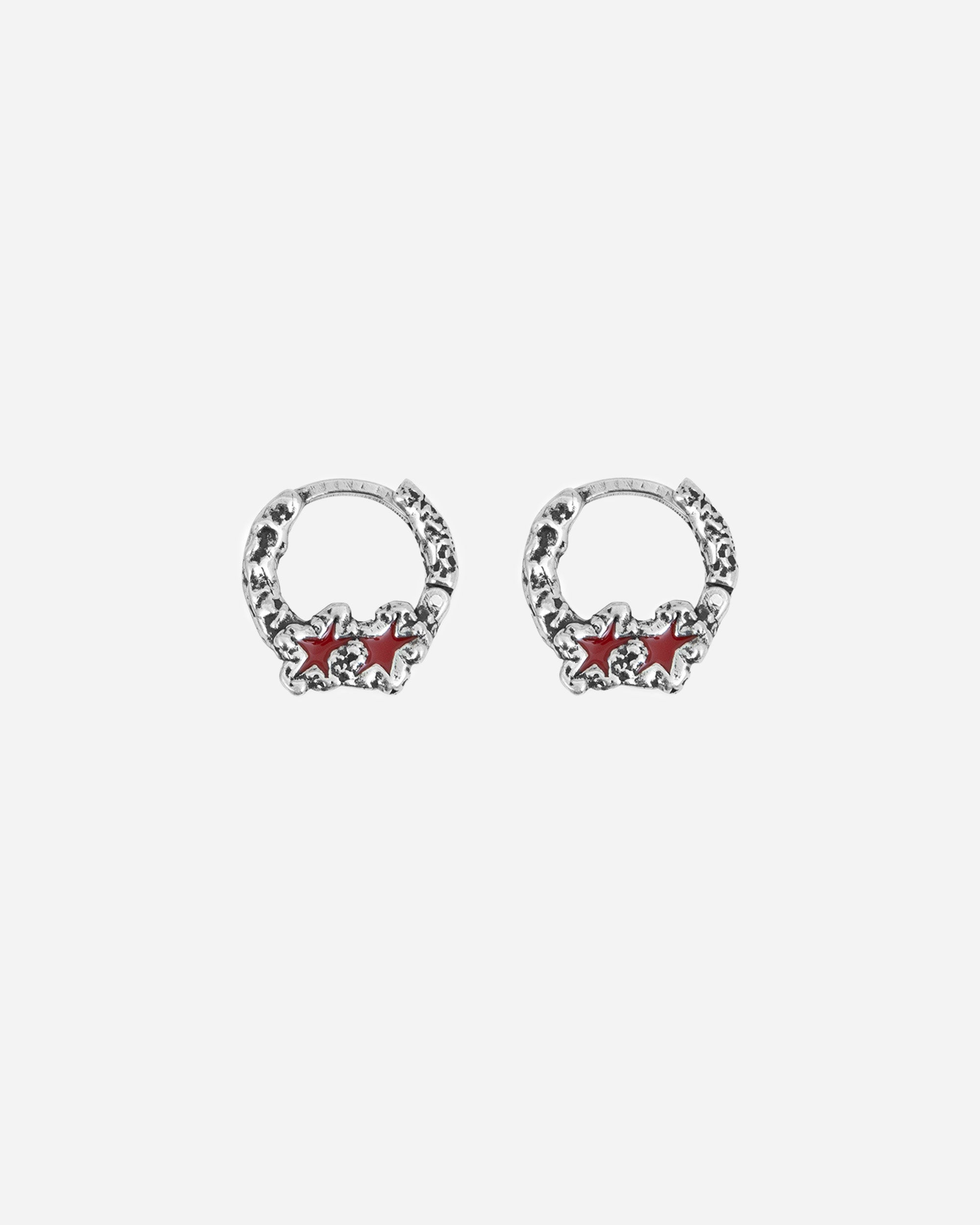 TwoJeys Red Melted Stars Earrings 925 sterling silver 305457600