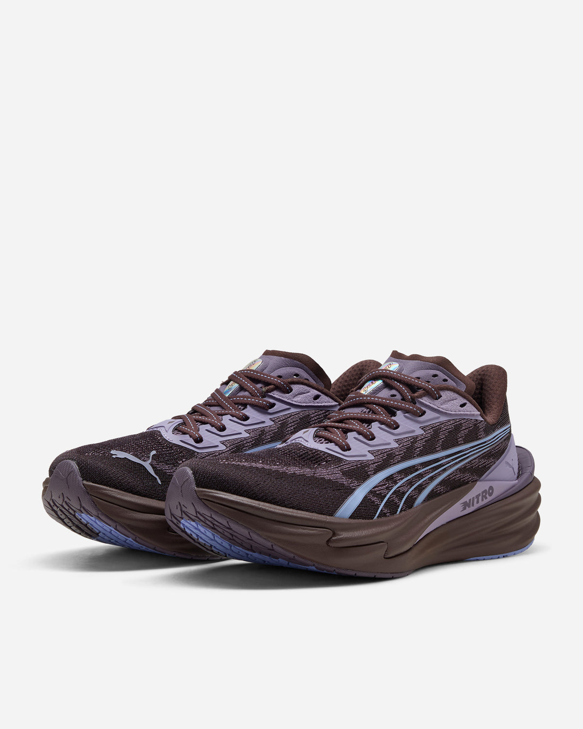 Puma Deviate NITRO 4 Womens Chocolate Brown-Purp Chocolate Brown-Purple 31212416