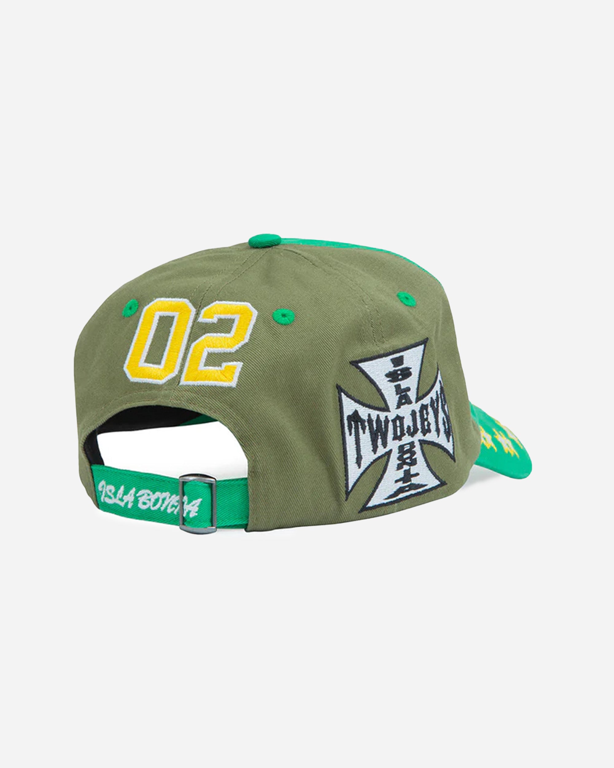 TwoJeys Embroidered Green Dad Cap Green 312915500