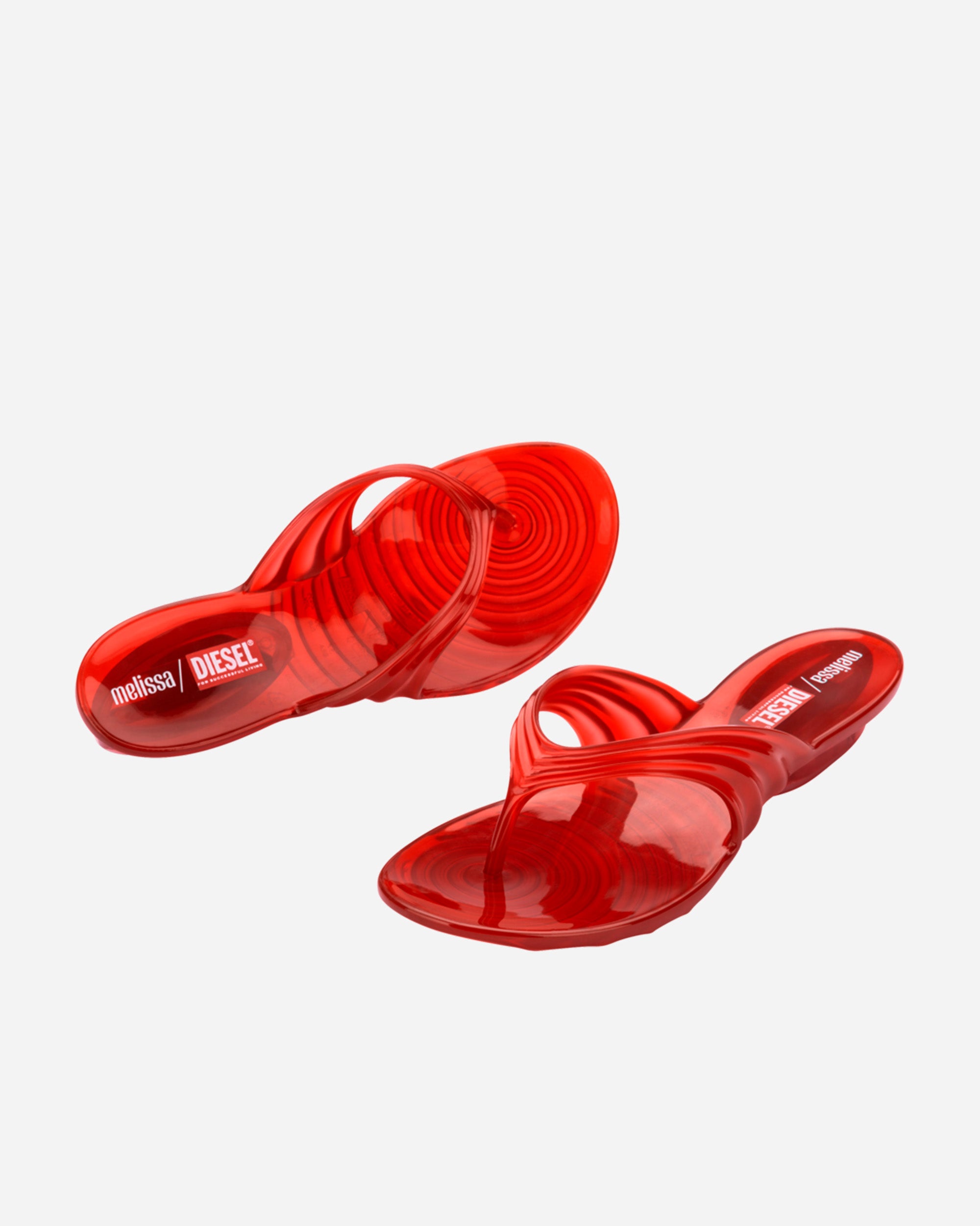 Diesel Melissa x Diesel Quantum Thong TRANSPARENT RED 36151-BP732