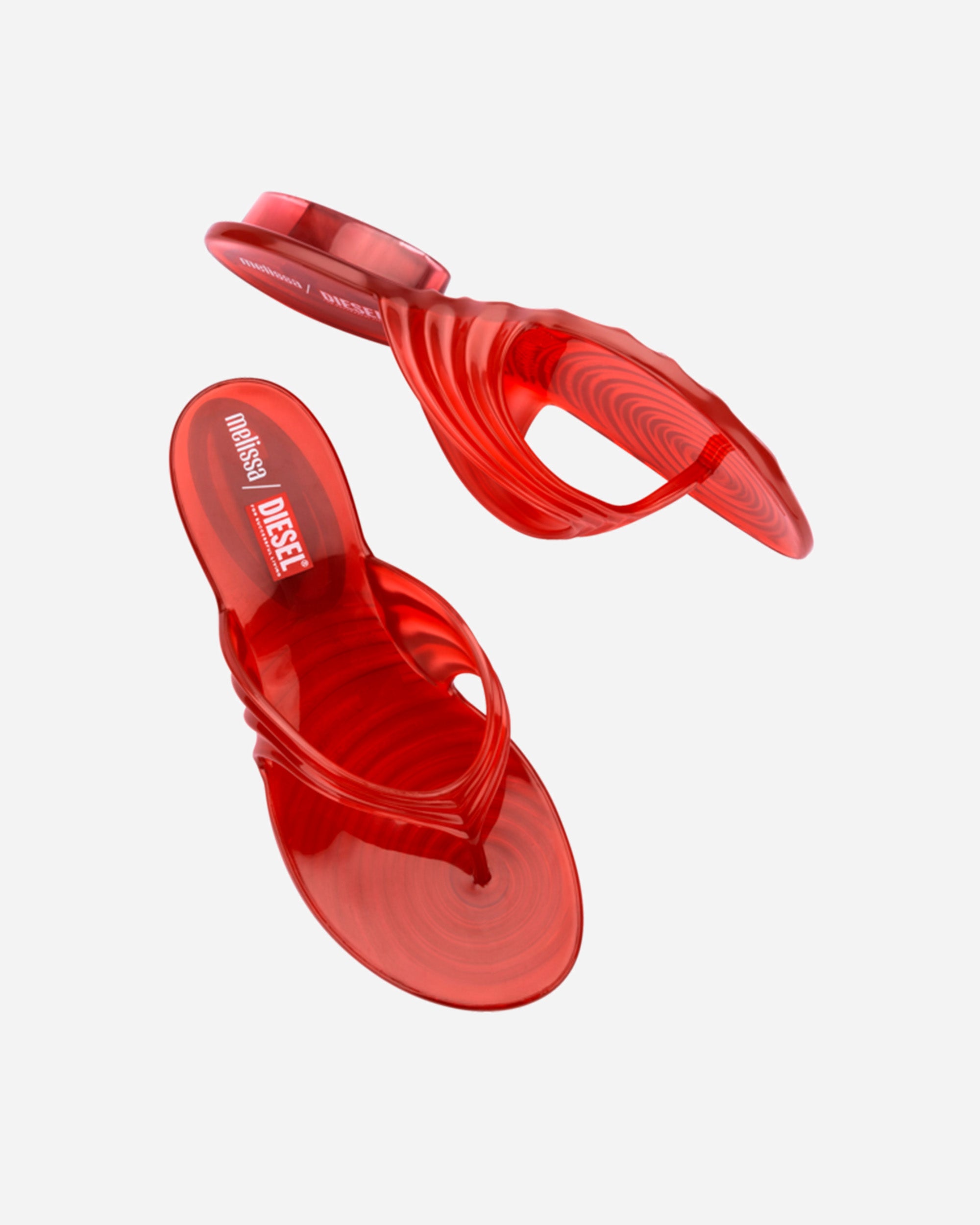 Diesel Melissa x Diesel Quantum Thong TRANSPARENT RED 36151-BP732