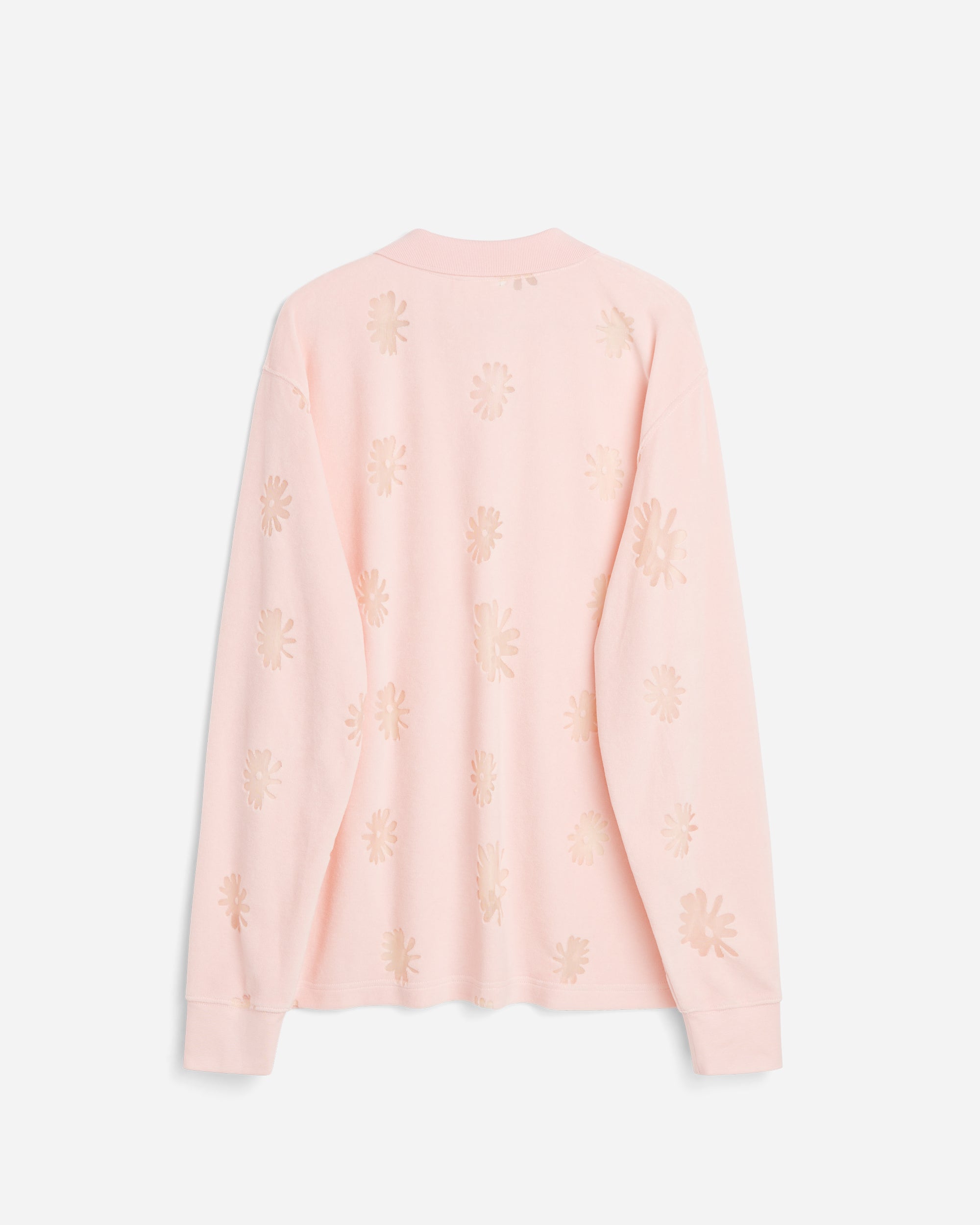 Soulland Robert Longlseeve polo Shirt Pink multi 41001-1267-PNK