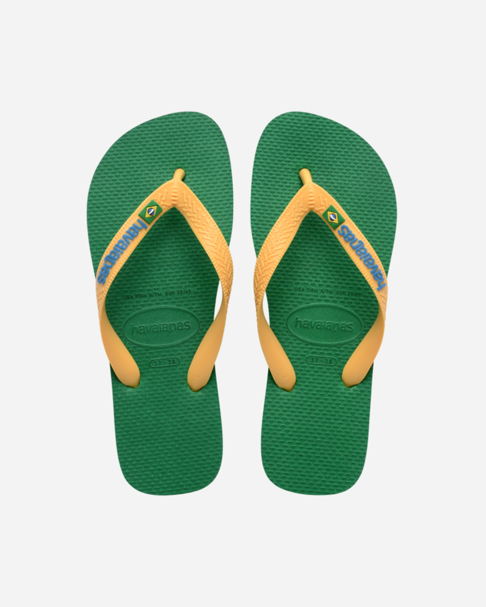 Havaianas Brasil Logo GREEN/YELLOW 4110850.2079
