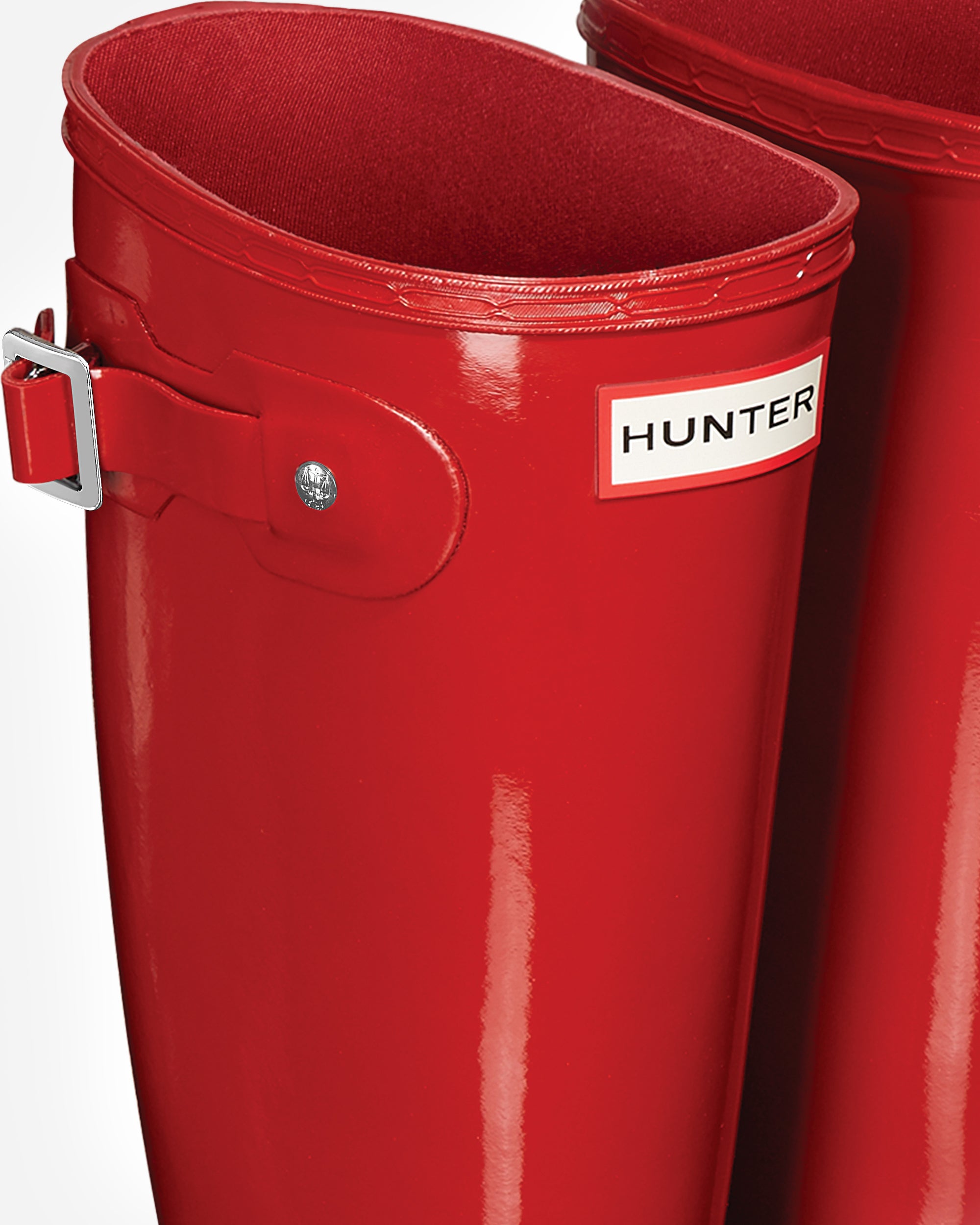 Hunter Original Tall Gloss Boot MILITARY RED WFT1000RGLMLR