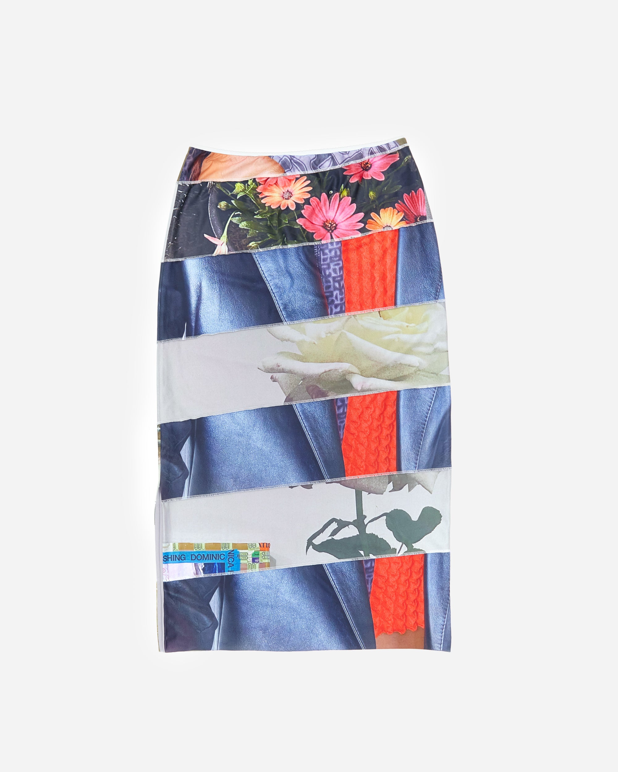 P.A.M. (Perks & Mini) Selfie Scroll Stretch Skirt COLLAGE 5171-CLG