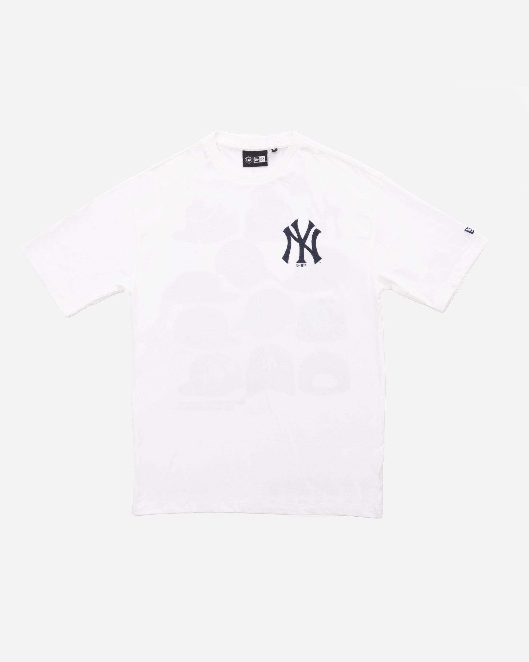 New Era MLB Cap Graphic Oversized T-Shirt WHI 60856148