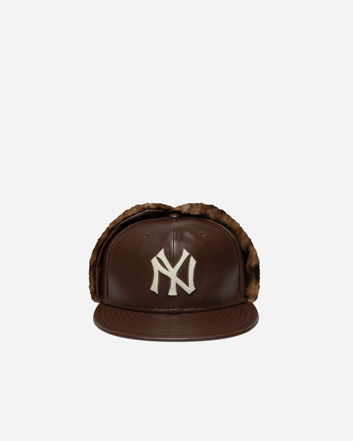 New Era IMG Leather 59FIFTY Dogear MED BROWN 60915852