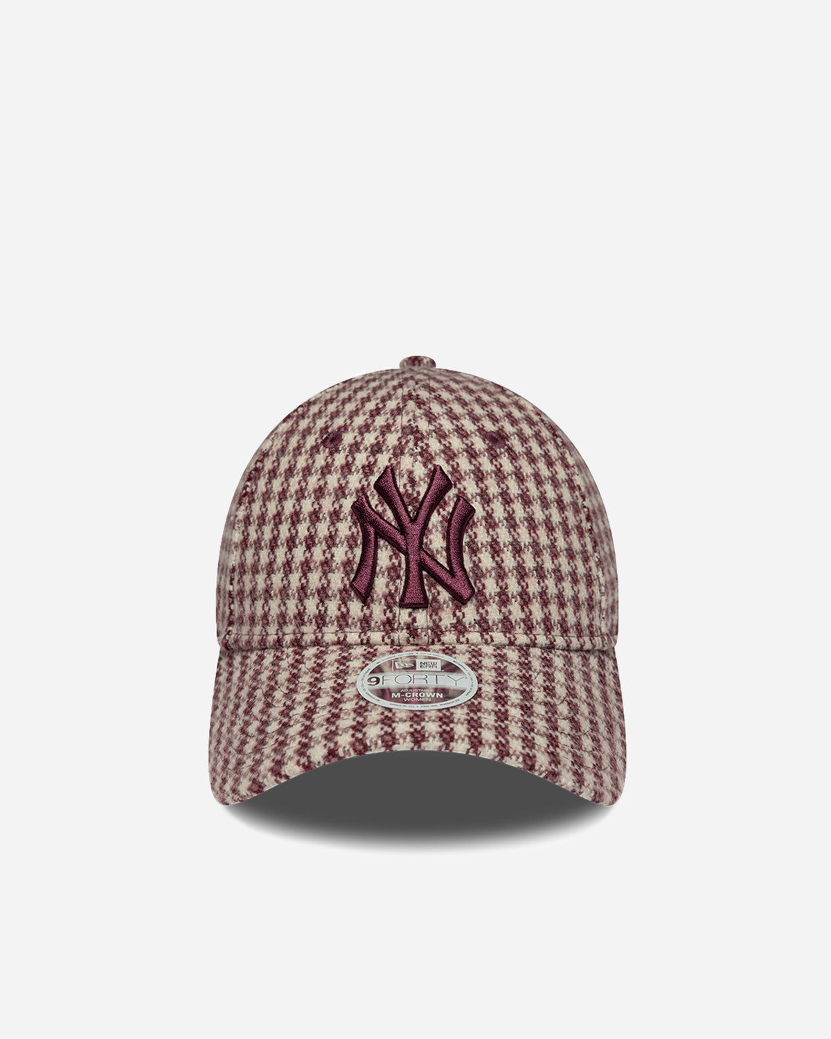 New Era Houndstooth 9FORTY DARK RED 60960320