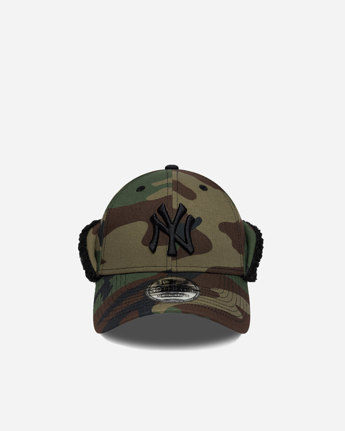 New Era Camo 39THIRTY Downflap BLACK 60960323