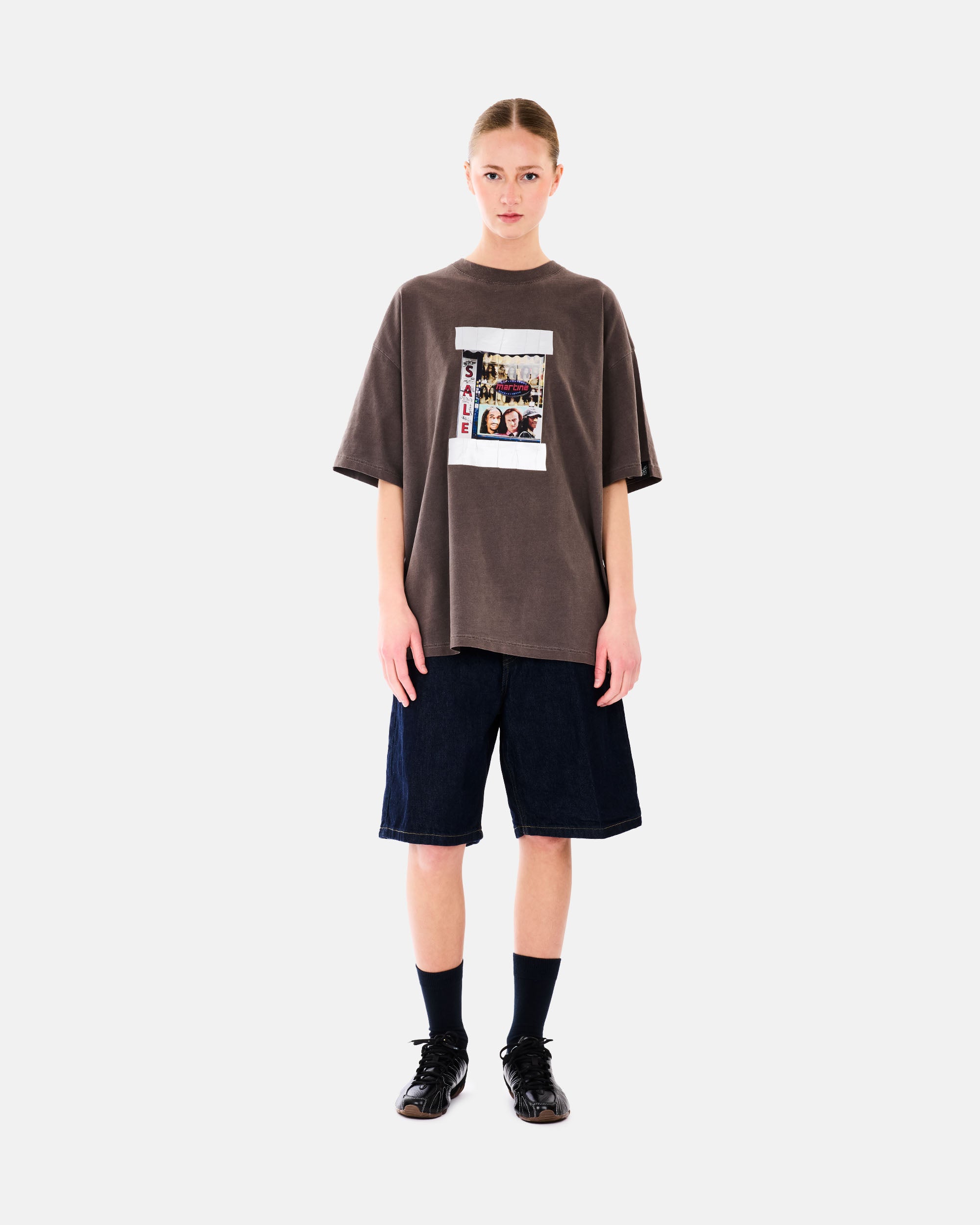 Martine Rose Oversized T-Shirt BROWN WASHED BRW 621JE06700N