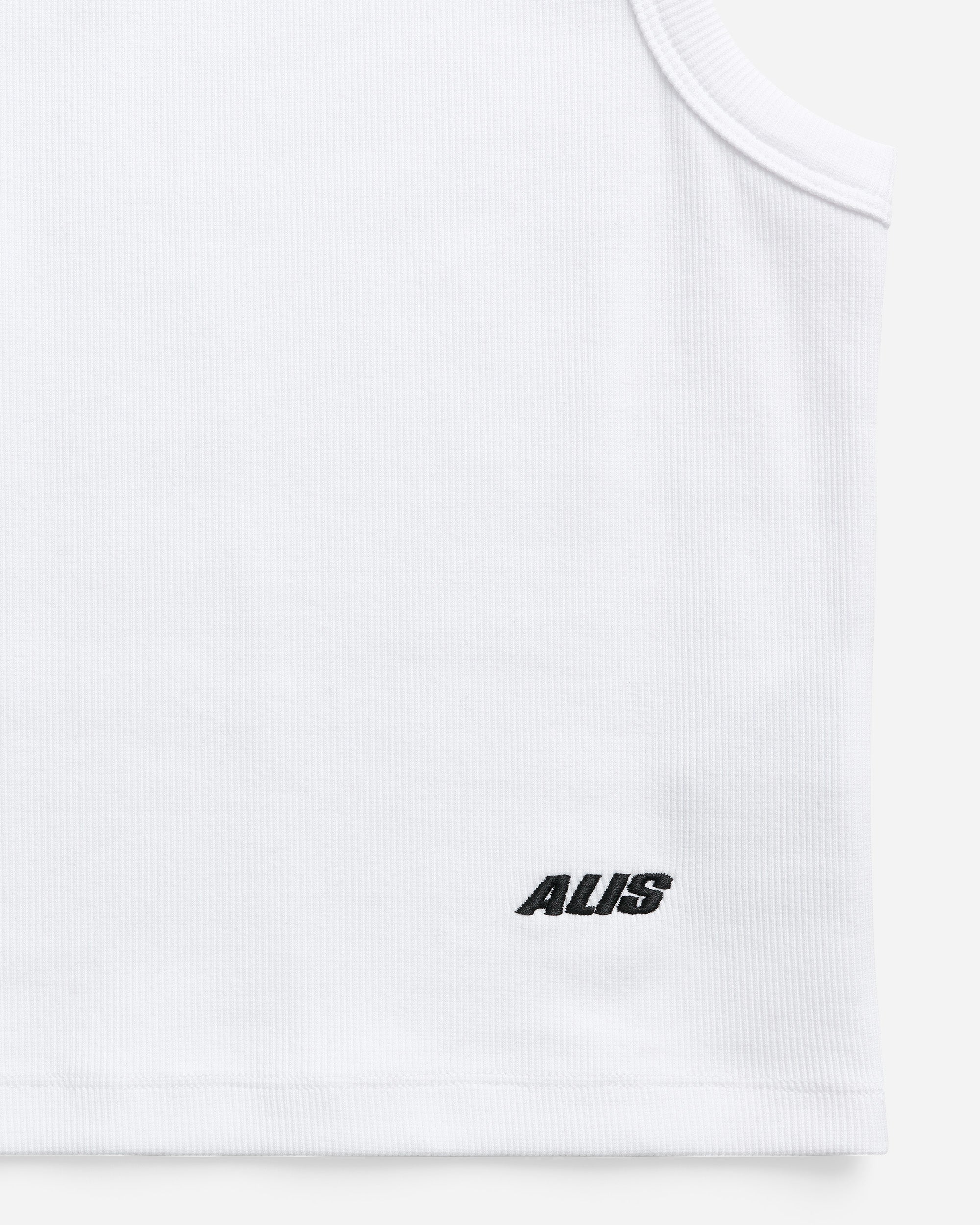 ALIS Whitney Baby Tank Top Solid White 73-02