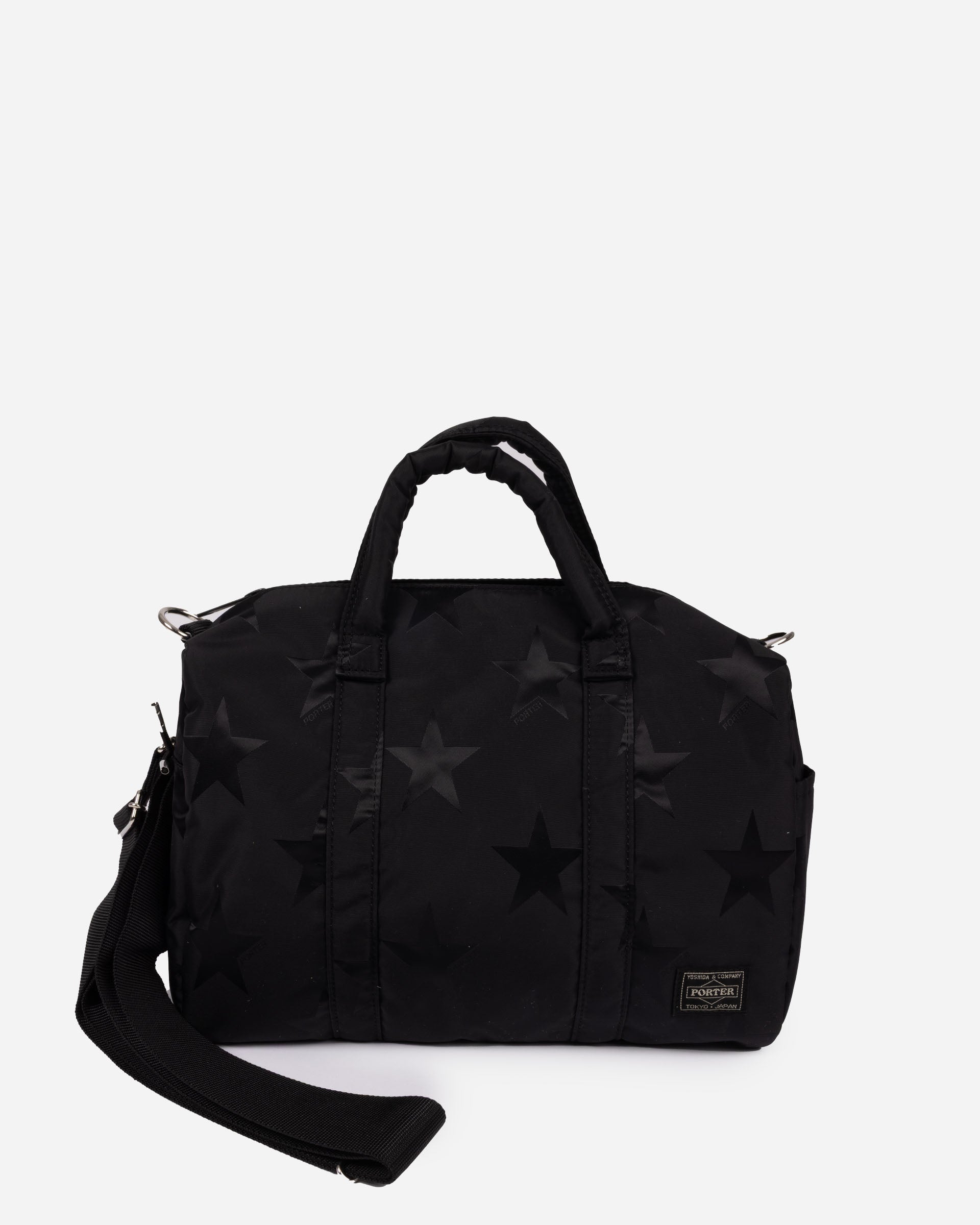 Porter Yoshida & Co. Flag 2way Short Boston Bag BLACK 867-26869-10
