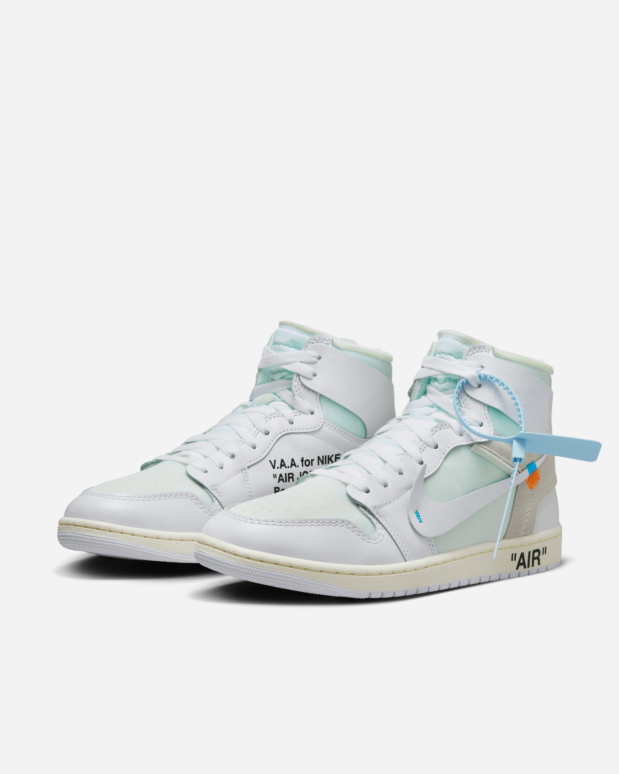 Jordan Brand Air Jordan 1 Retro High Virgil Abloh Archive "Alaska" WHITE/WHITE AA3834-100