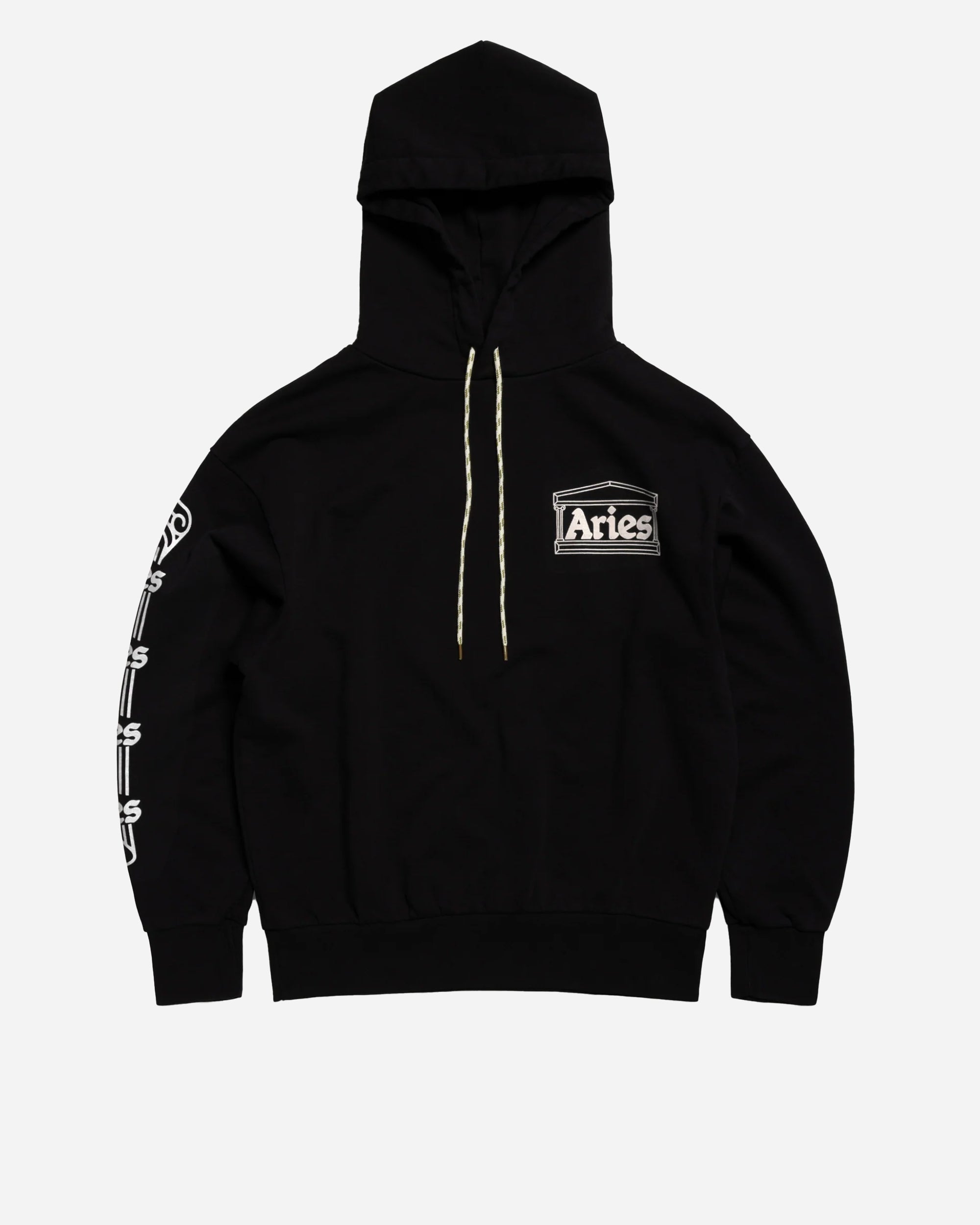 ARIES Column Hoodie Black AR2001001-BLK