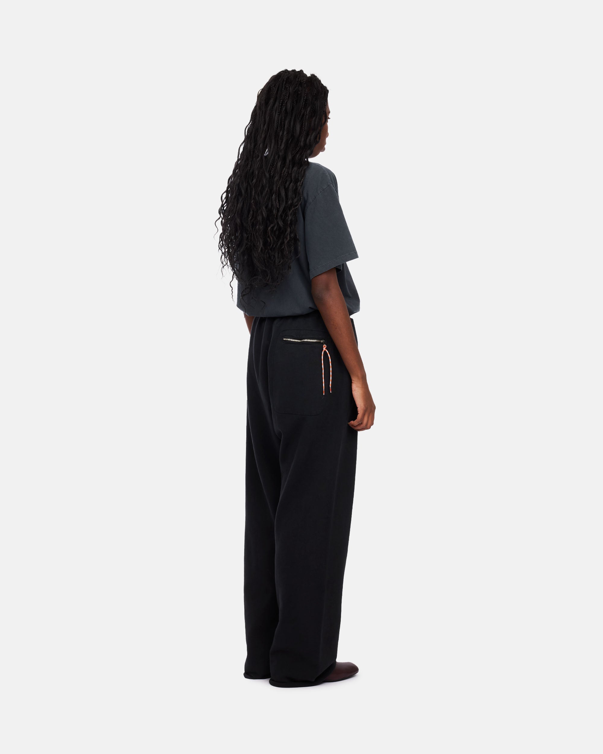 ARIES Premium Faded Temple Straight Sweatpant Black AR3000404