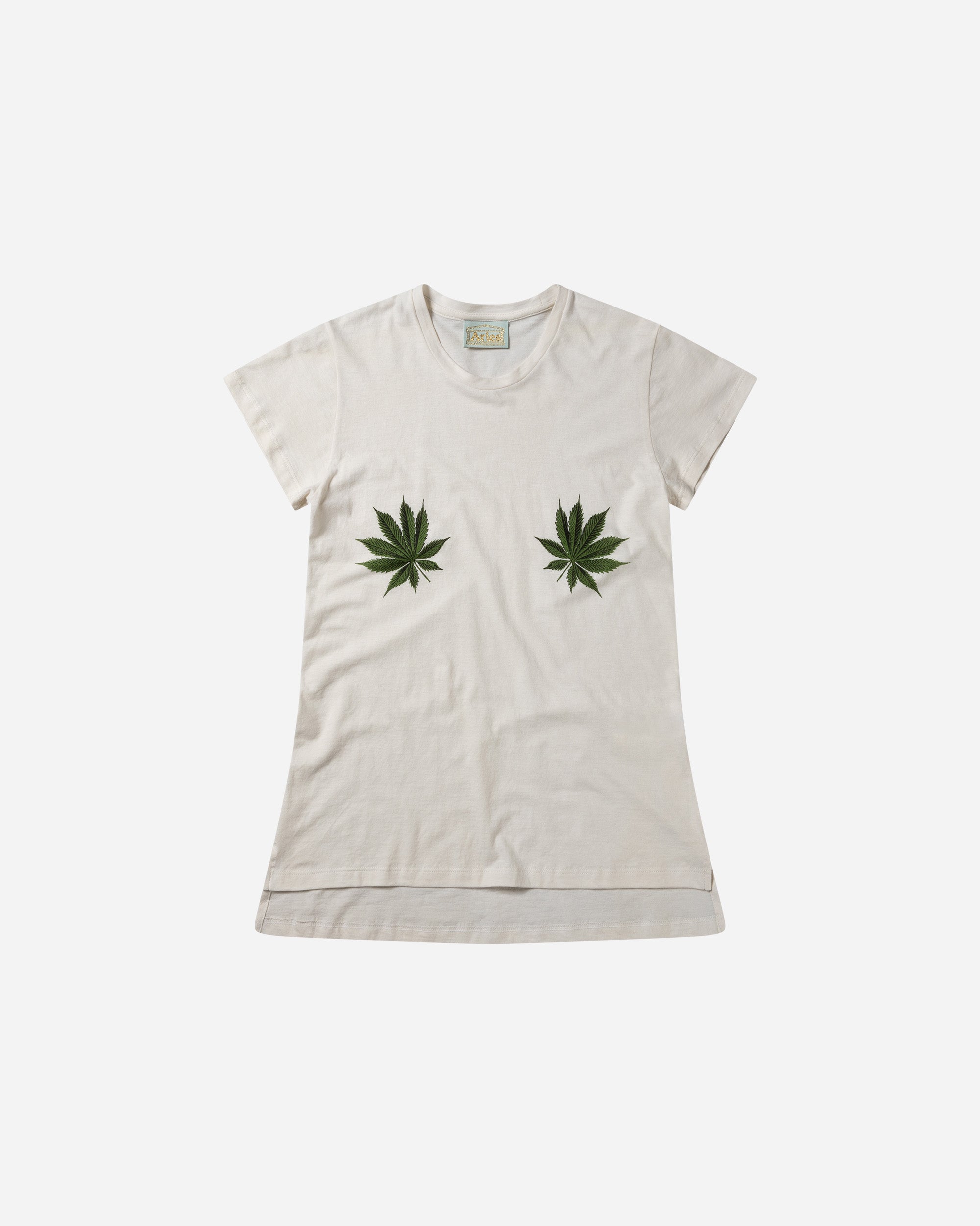 ARIES T.H.C.T.I.T.S Cap Sleeve Tee Off White AR4009004