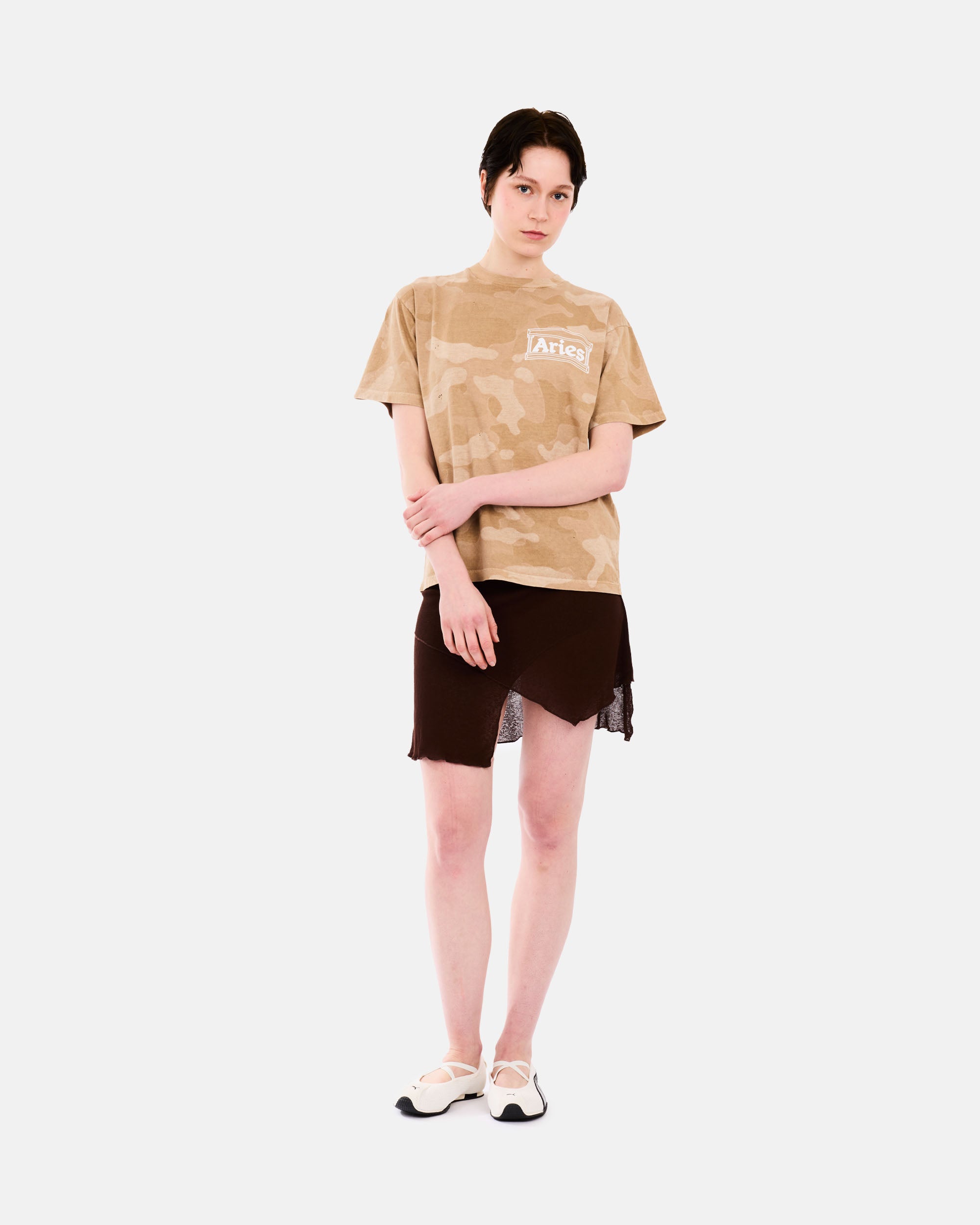 ARIES Aged Camo Ss Tee Desert AR6000105-DS