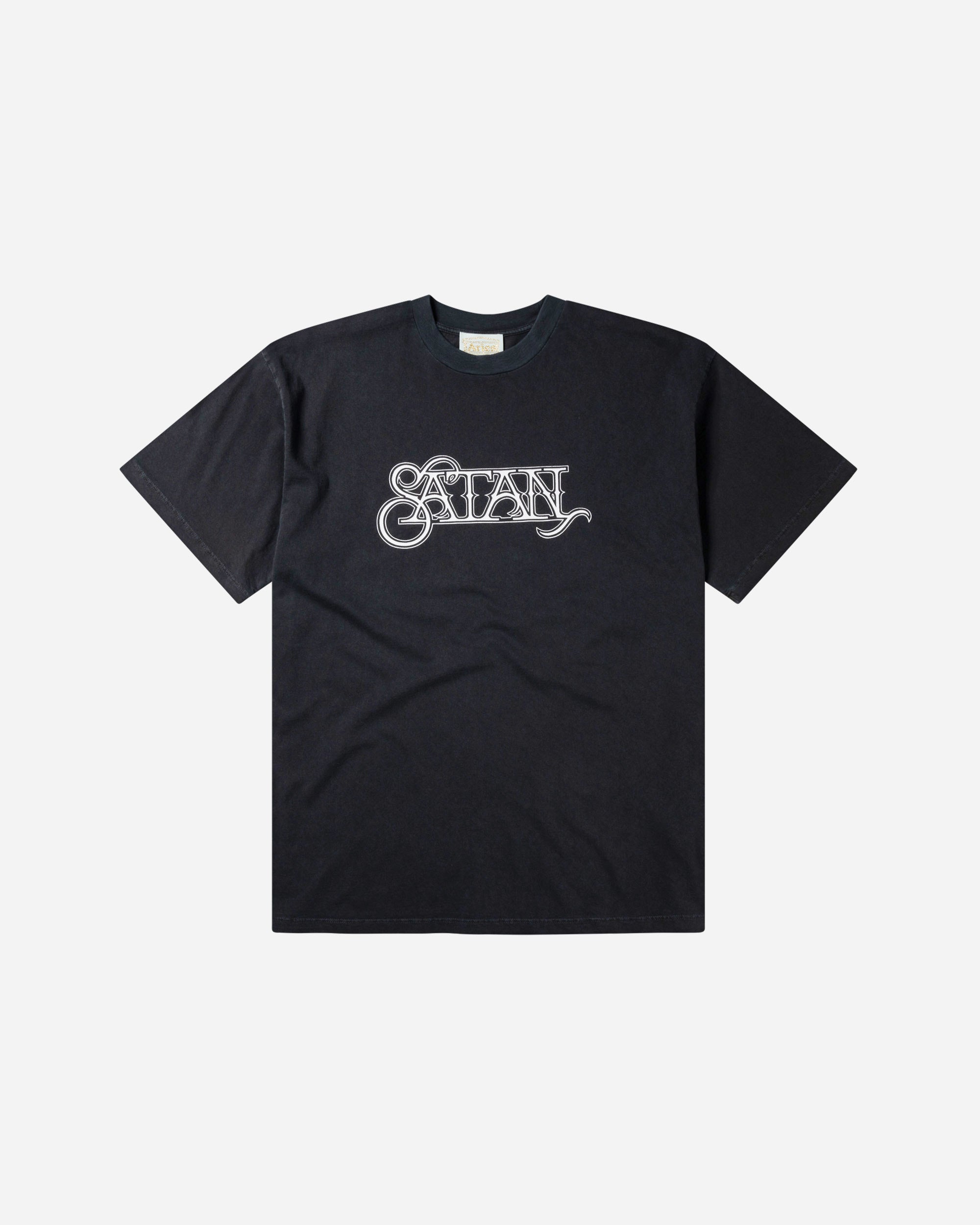 ARIES Faded Satan T-shirt Black AR6001704