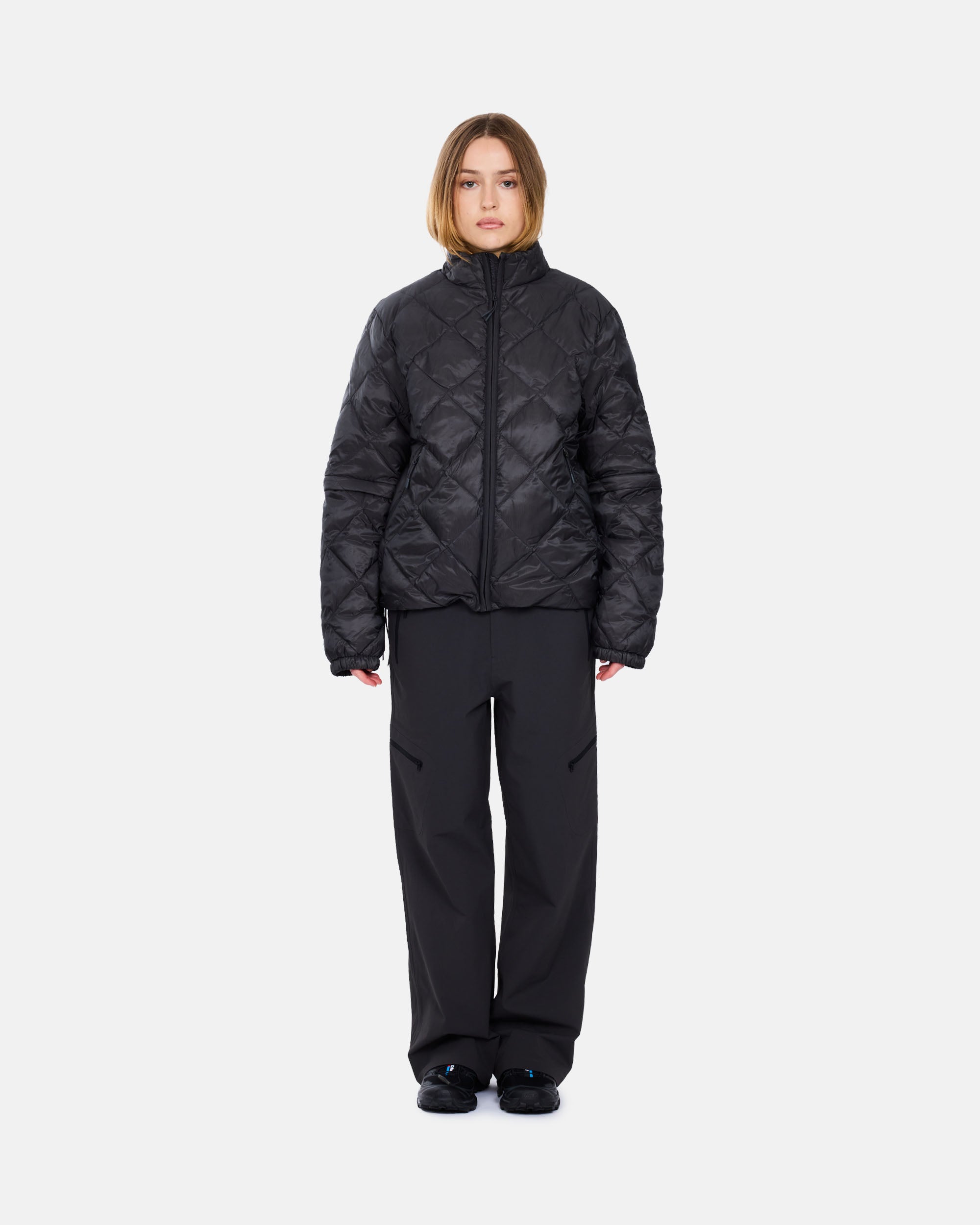 Hiking Patrol Base LT Down Zip Jacket Charcoal Black AW25005-Charcoal