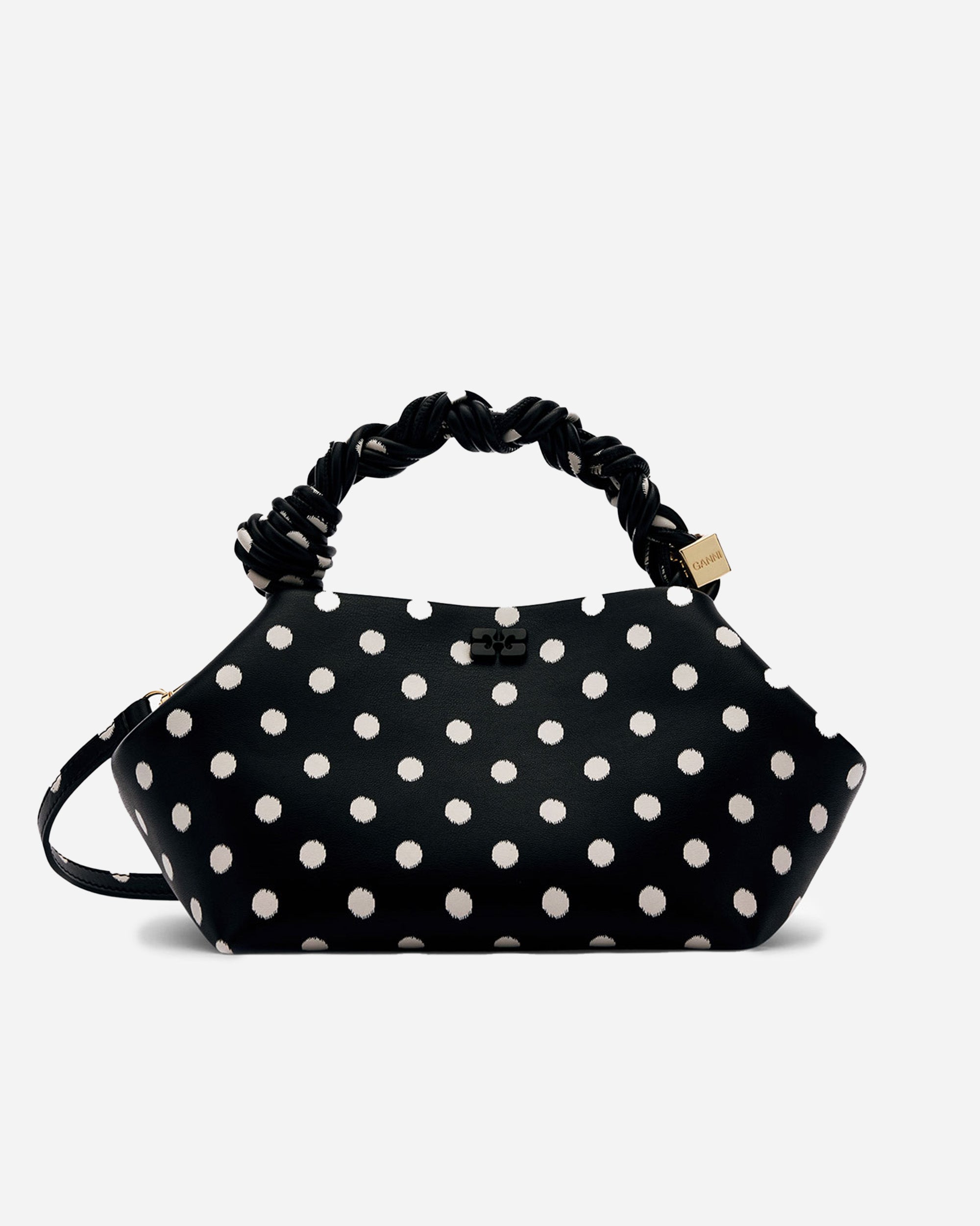 GANNI Bou Small Printed Black B2100056-099