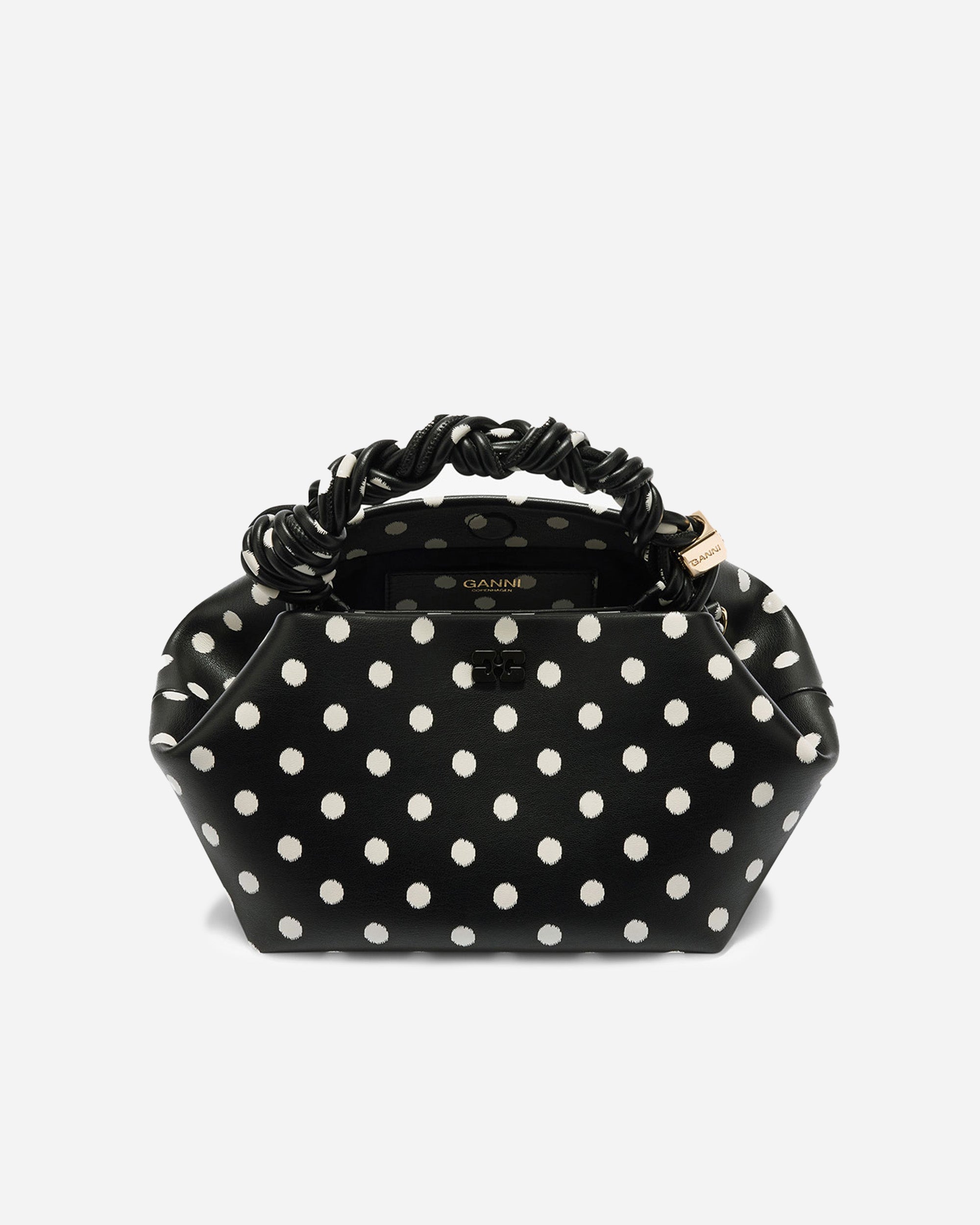 GANNI Bou Small Printed Black B2100056-099