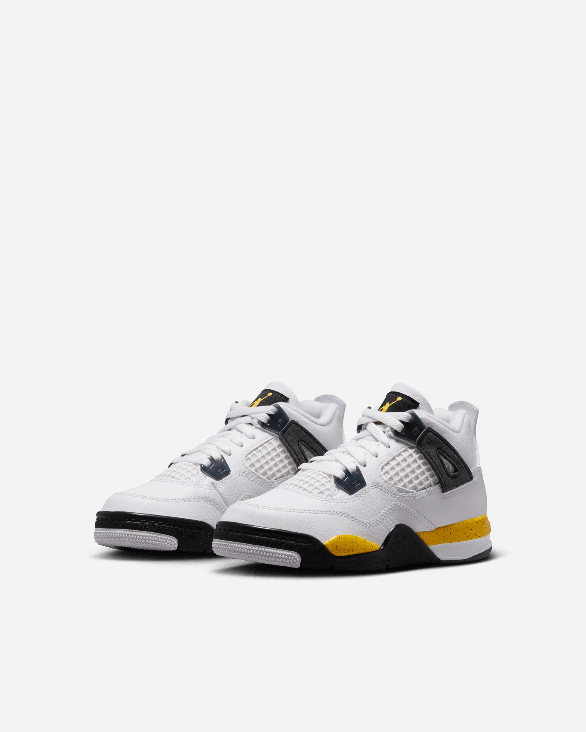 Jordan Brand Jordan 4 Retro (Preschool) WHITE/TOUR YELLOW-DARK BLUE GREY-BLACK BQ7669-102