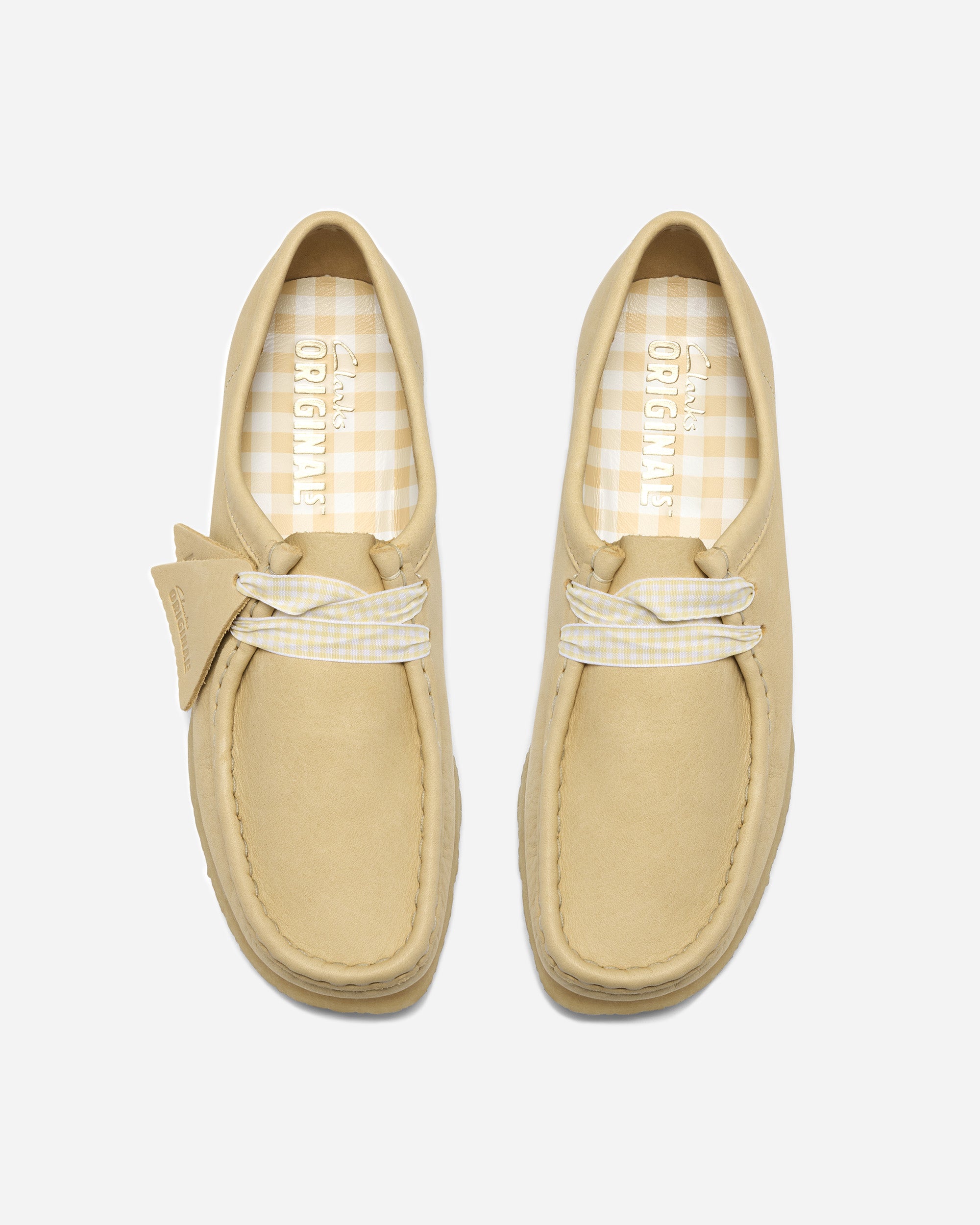 Clarks Originals Wallabee 5362A Pale Yellow Lea CL26185626