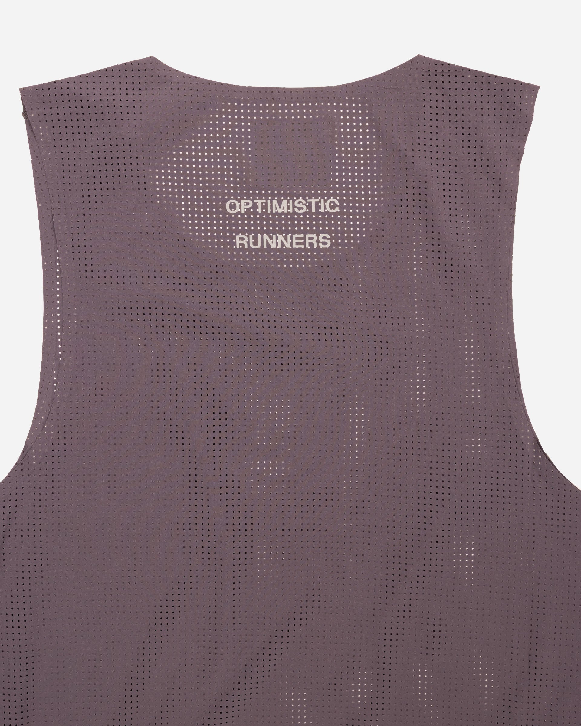 Optimistic Runners Crop Mesh Singlet BLUEBERRY CMS26BLB