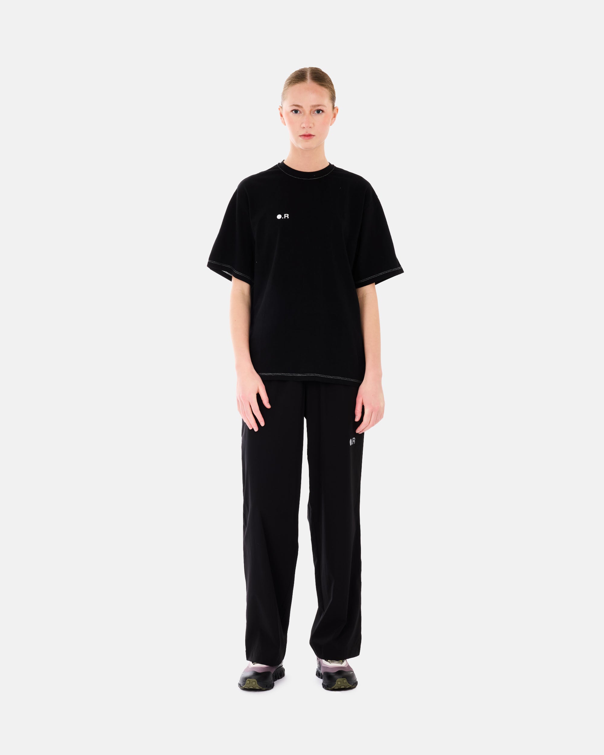 Optimistic Runners Cotton OR T-shirt BLACK CORT26BK