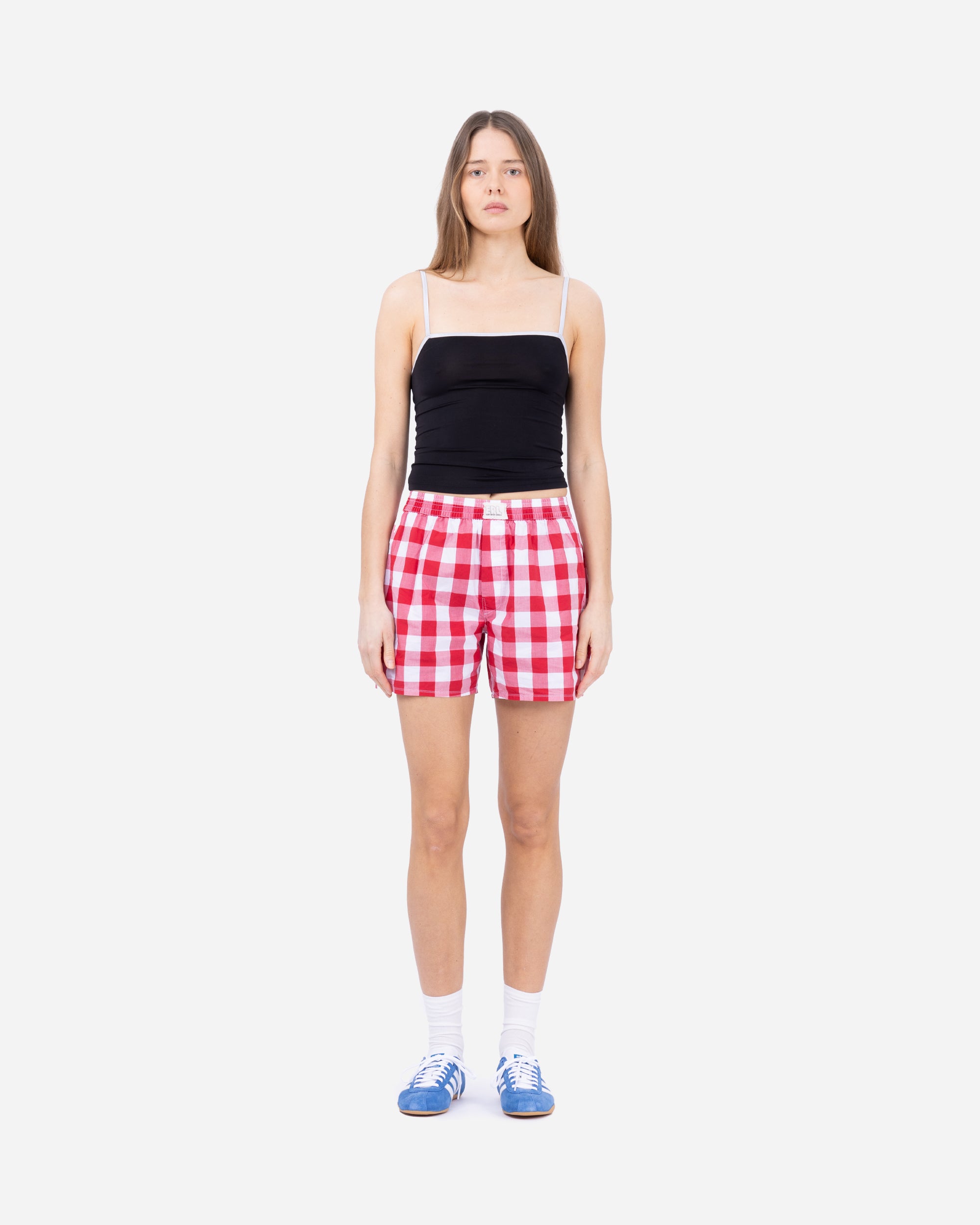 ERL Gingham Boxers RED ERL10UW01-1