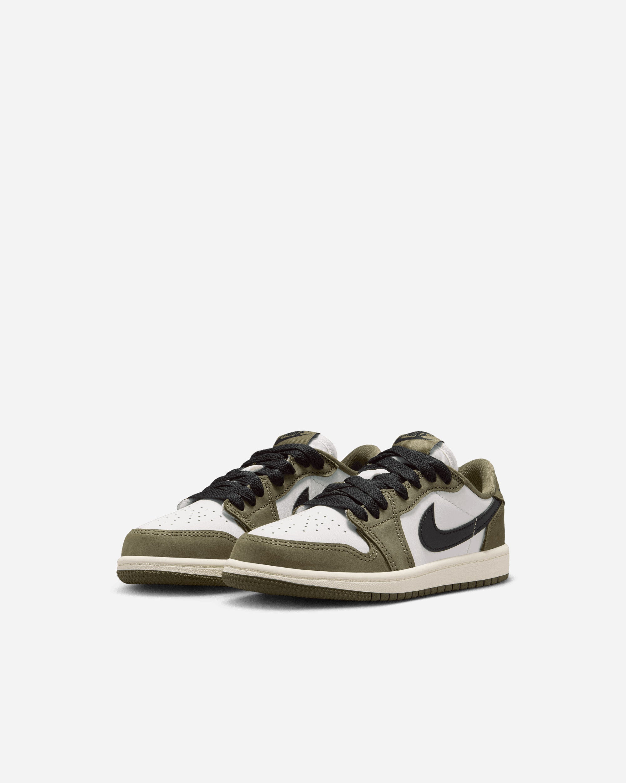Jordan Brand Air Jordan 1 Low OG "Hike Mike" (Preschool) MEDIUM OLIVE/BLACK HQ6996-200