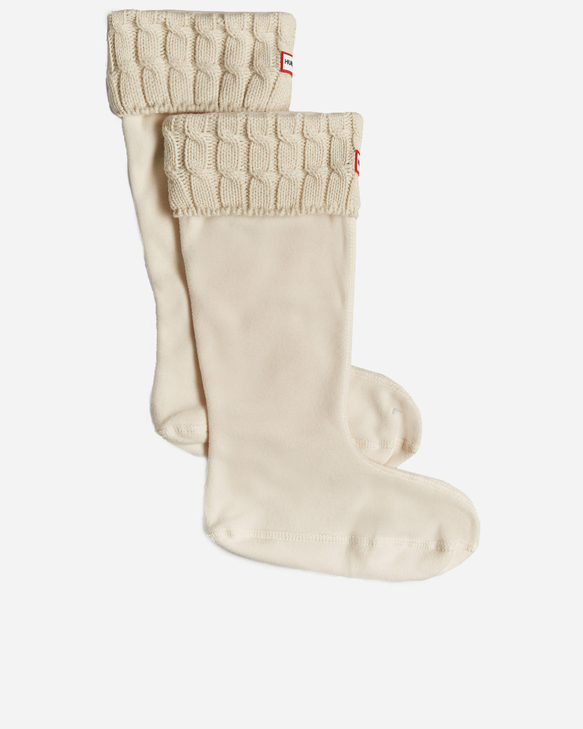 Hunter 6 Stitch Cable Tall Boot Sock HUNTER WHITE HXRU0045251HWT